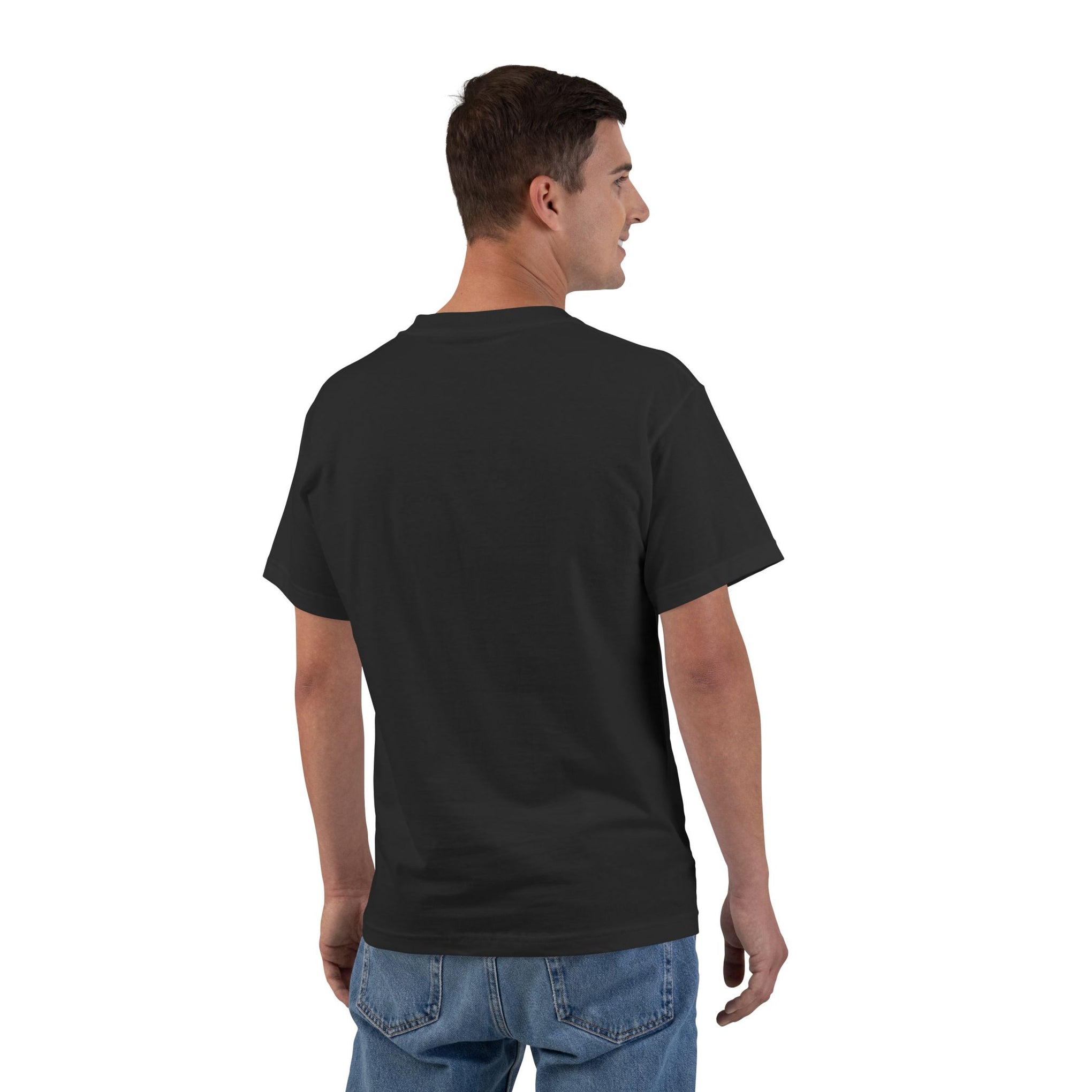 Big an Tall - "Proud Trucker" American Flag Semi Truck Graphic