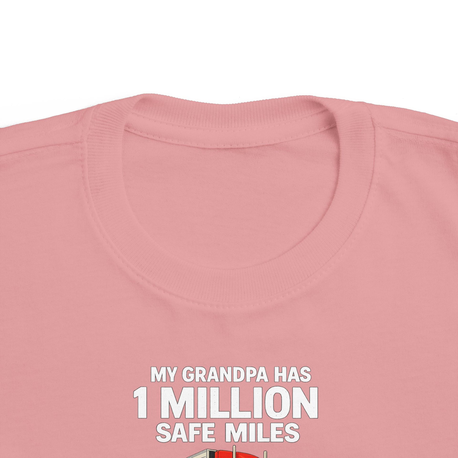 Toddler Tee – "My Grandma Has 1 Million Safe Miles" Cute Grandma Road-Trip Shirt