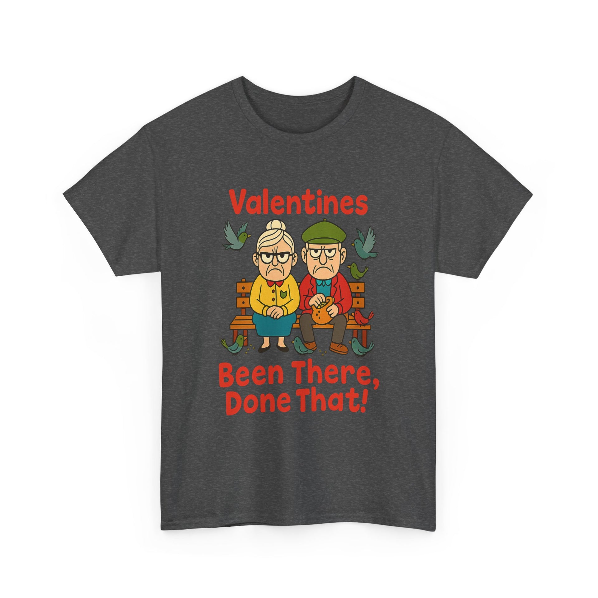 Funny Valentines Couple Unisex Heavy Cotton Tee