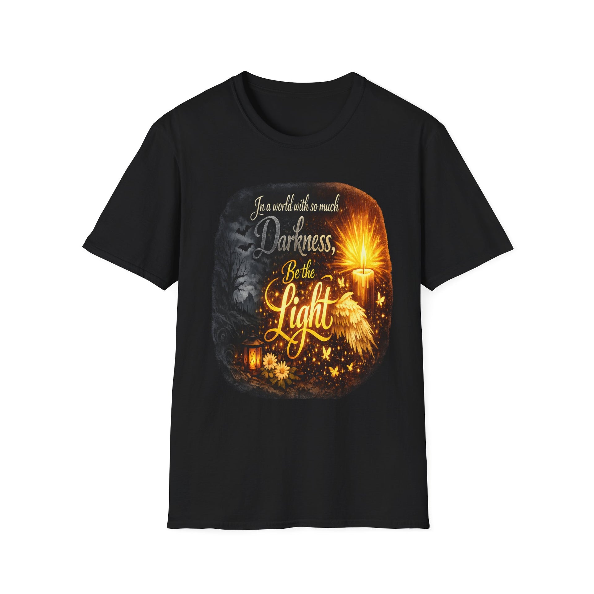 Inspirational 'Be the Light' T-Shirt