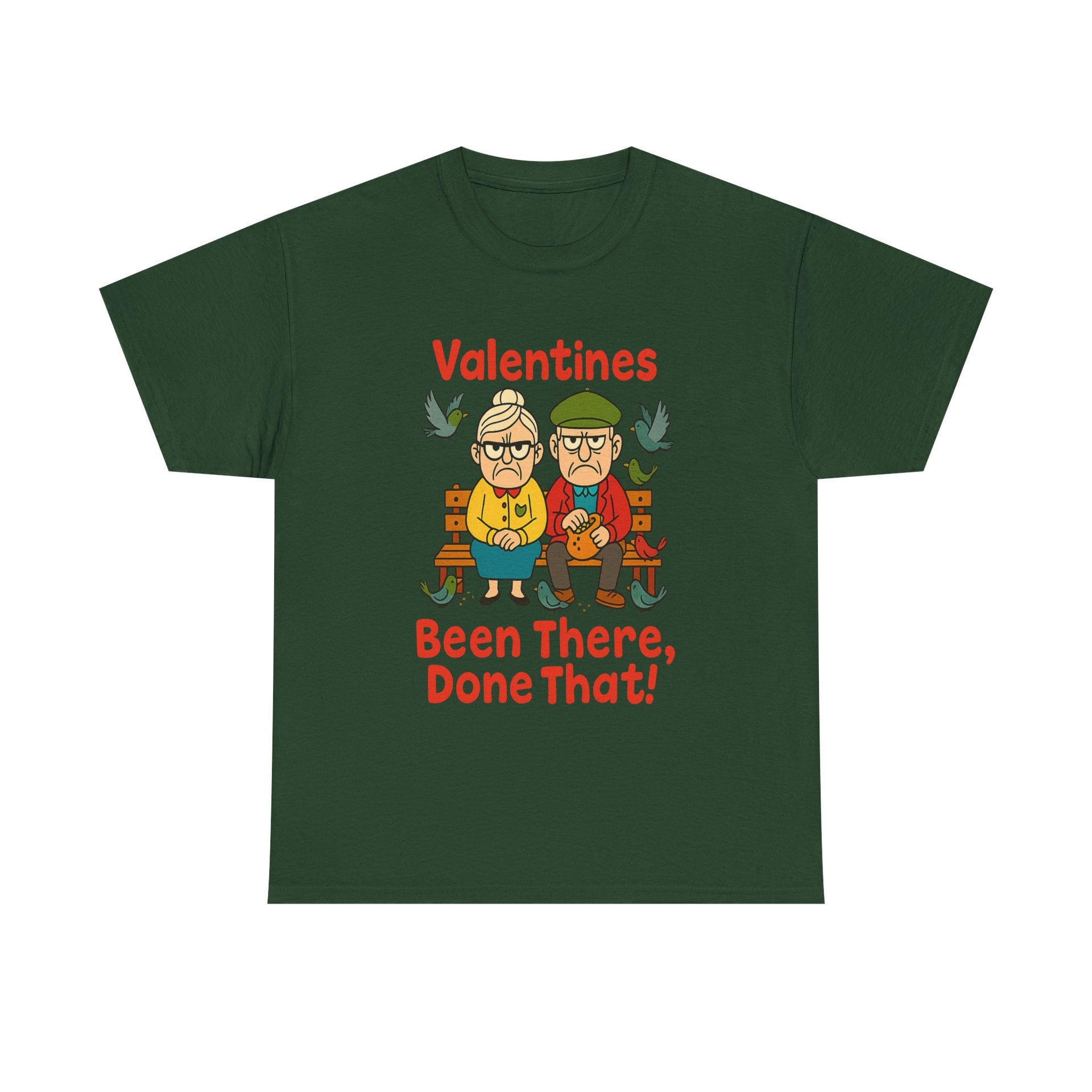 Funny Valentines Couple Unisex Heavy Cotton Tee