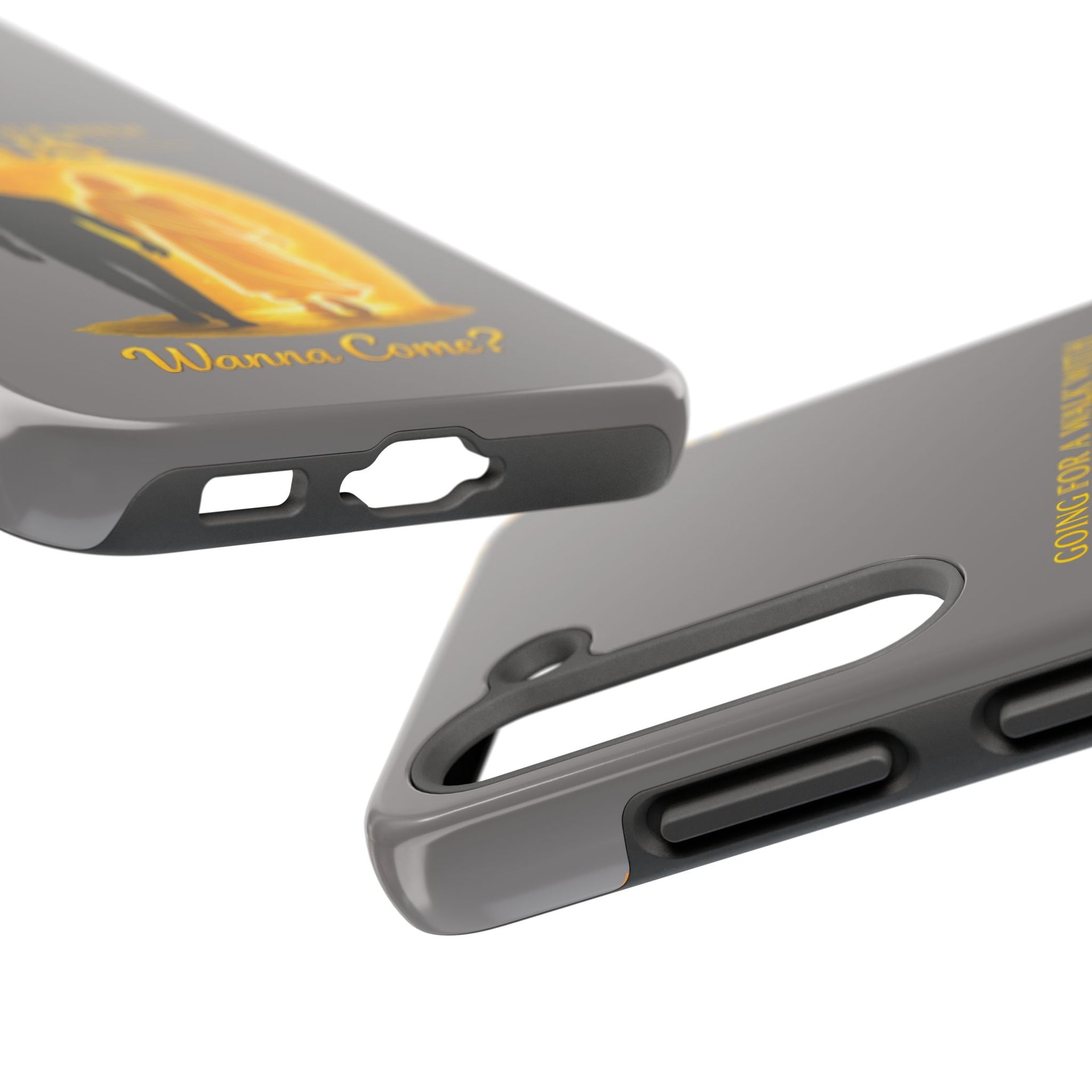 Tough Phone Case — "Going for a Walk with Jesus, Wanna Come?" Christian iPhone Case
