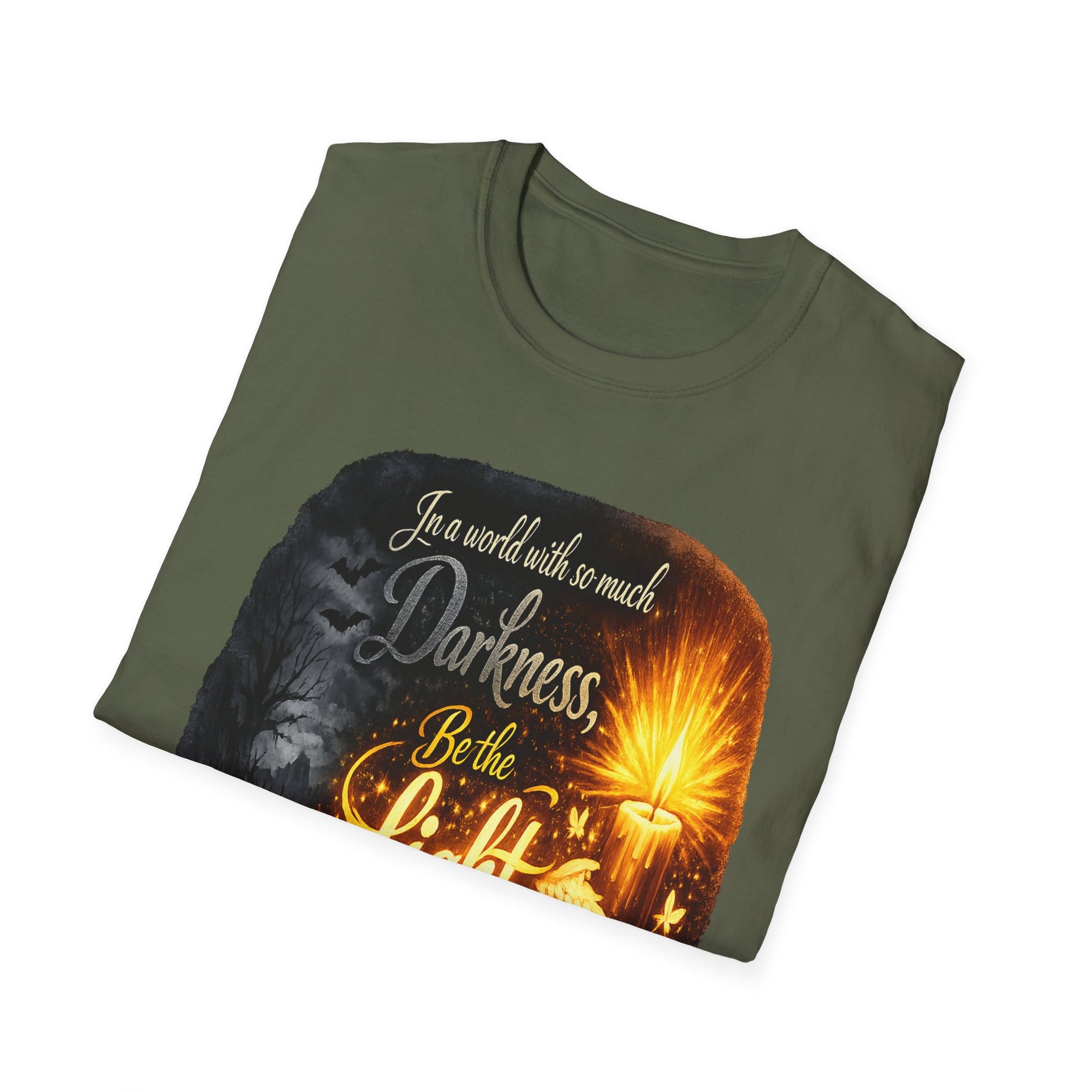 Inspirational 'Be the Light' T-Shirt