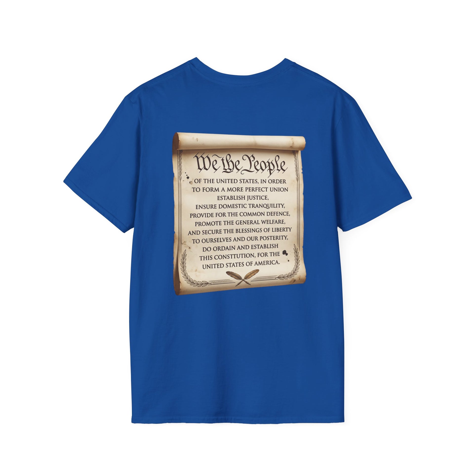 Patriotic "We the People 1776-2026" T-Shirt — American Flag & Constitution Tee for Independence Day