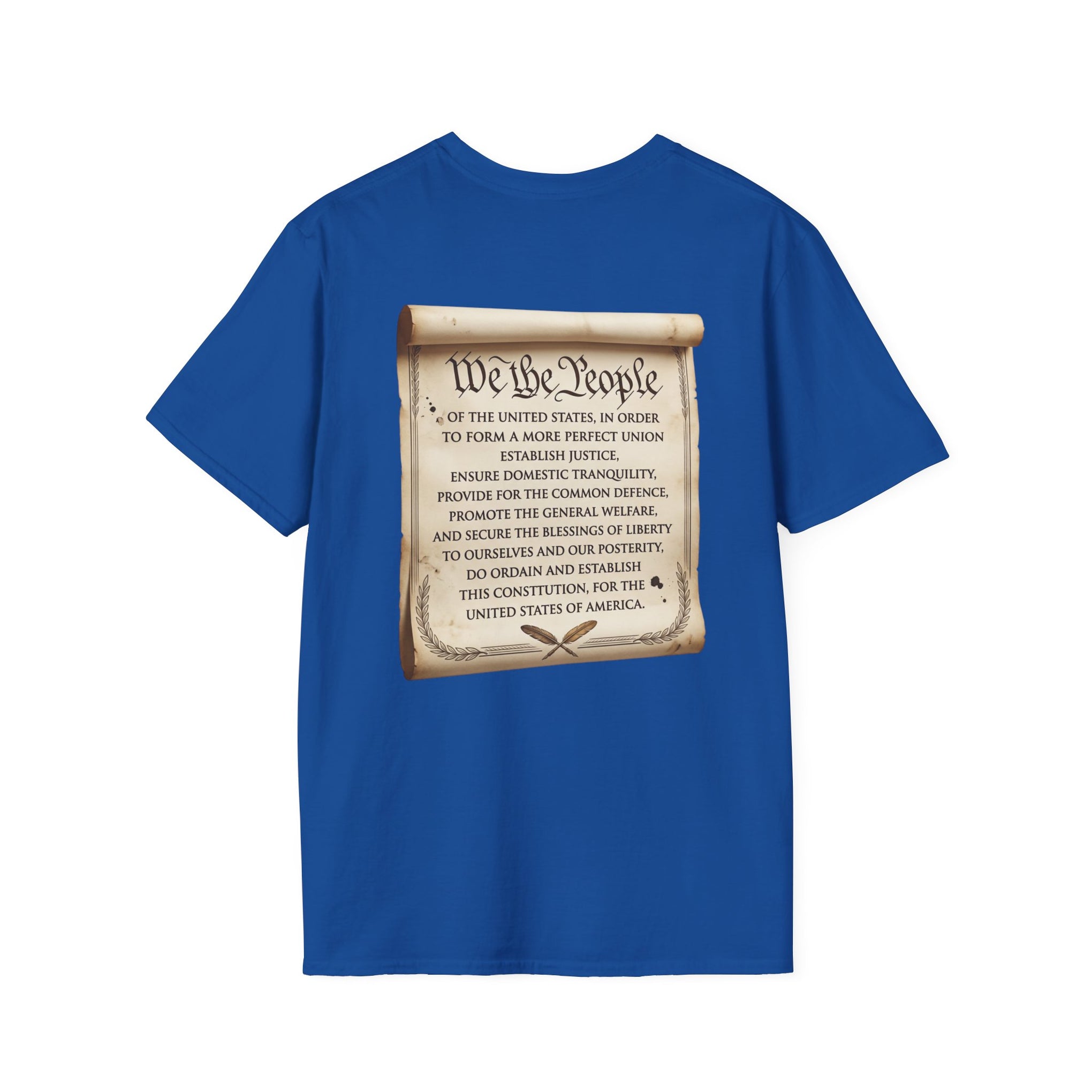 Patriotic "We the People 1776-2026" T-Shirt — American Flag & Constitution Tee for Independence Day