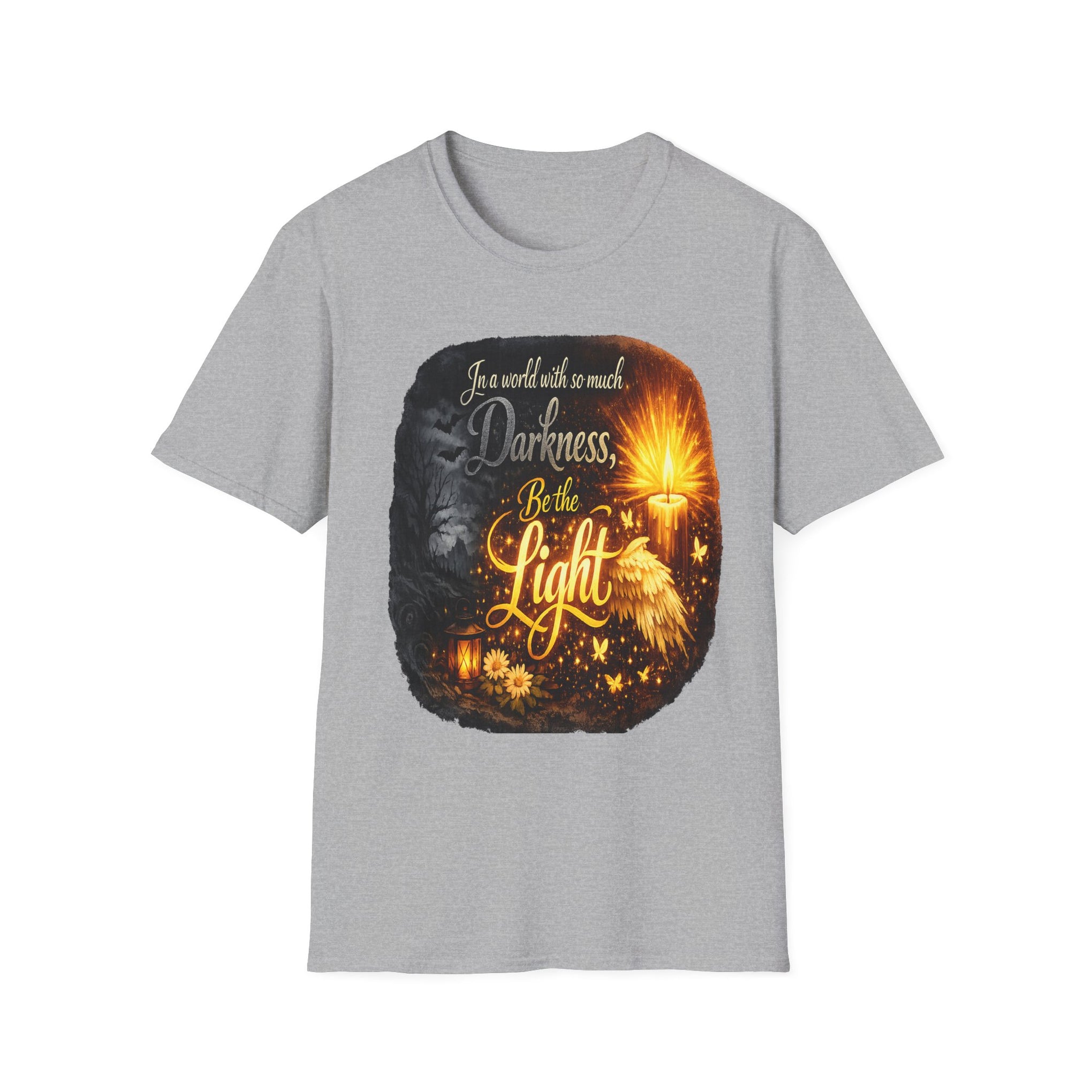 Inspirational 'Be the Light' T-Shirt