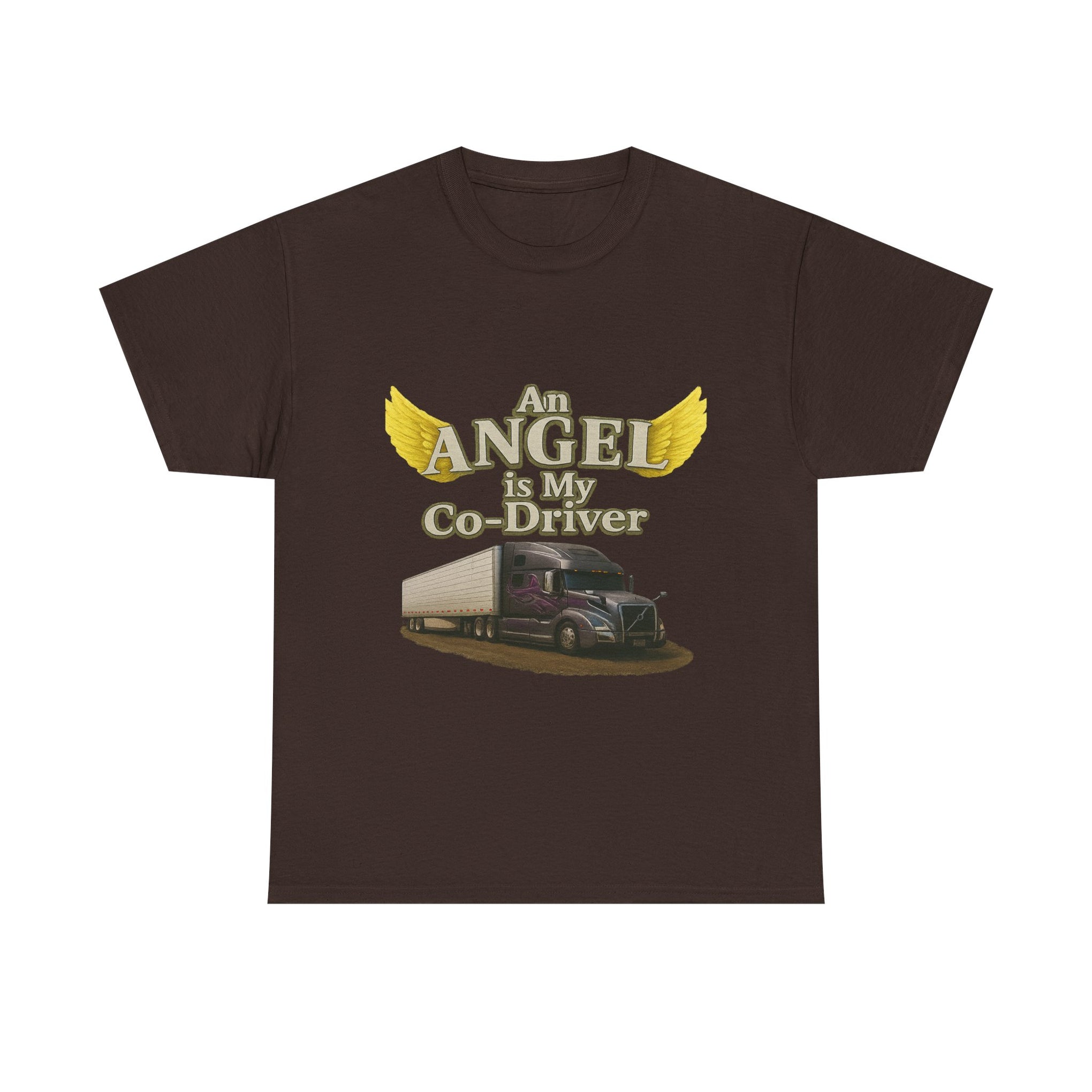 Van "Angel is my co-driver" Unisex Heavy Cotton Tee