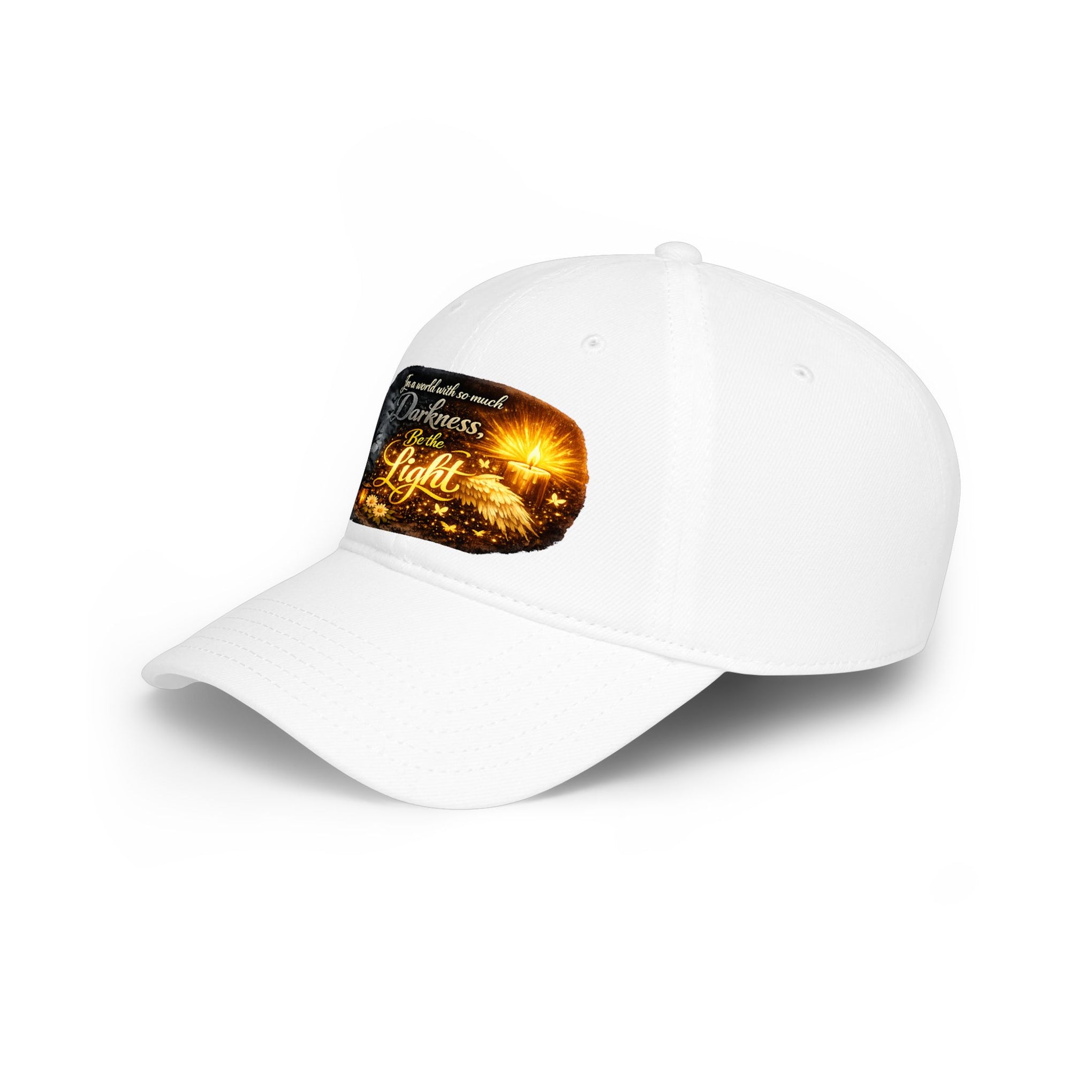 Low Profile Baseball Cap – "Be the Light" Inspirational Firefly Design