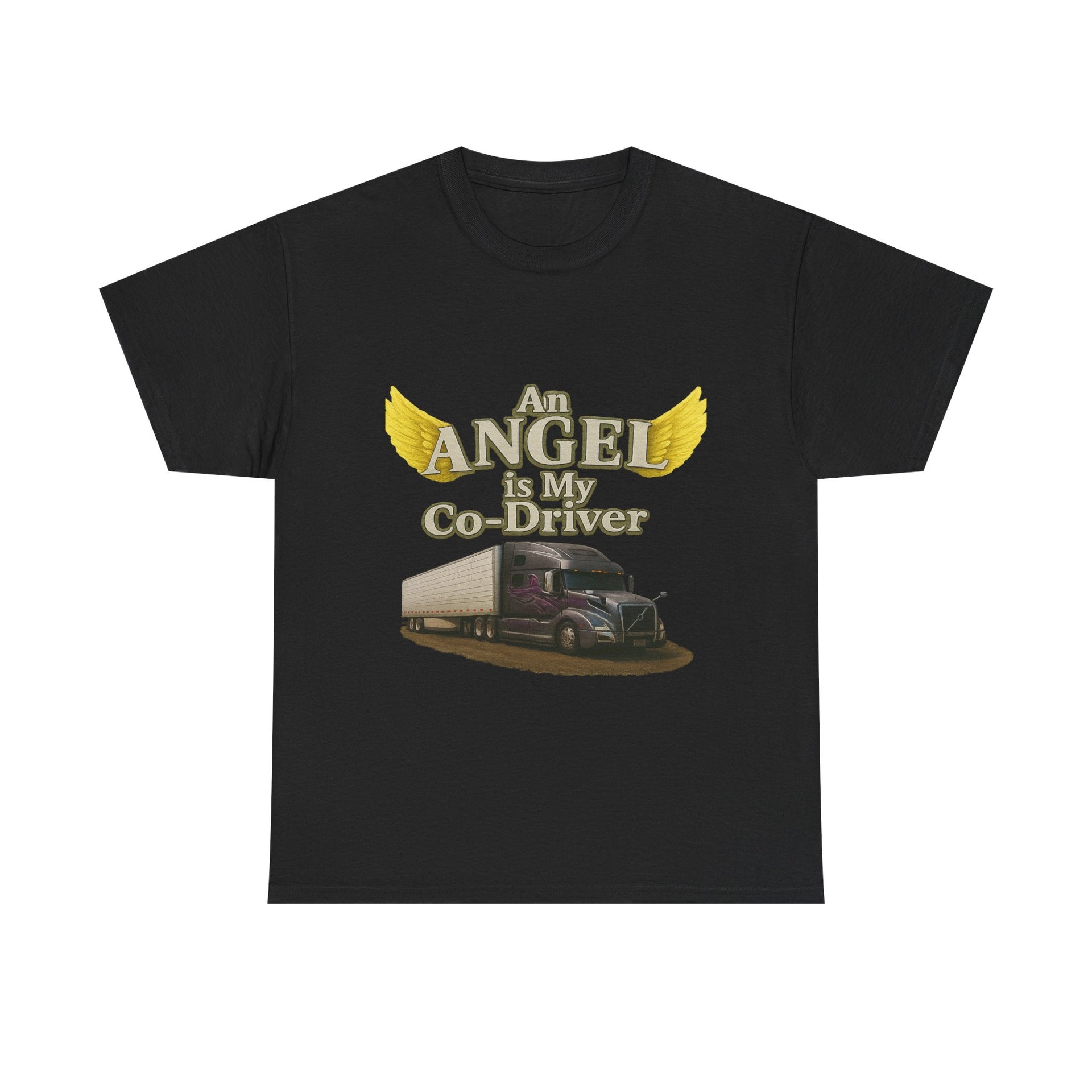 Van "Angel is my co-driver" Unisex Heavy Cotton Tee