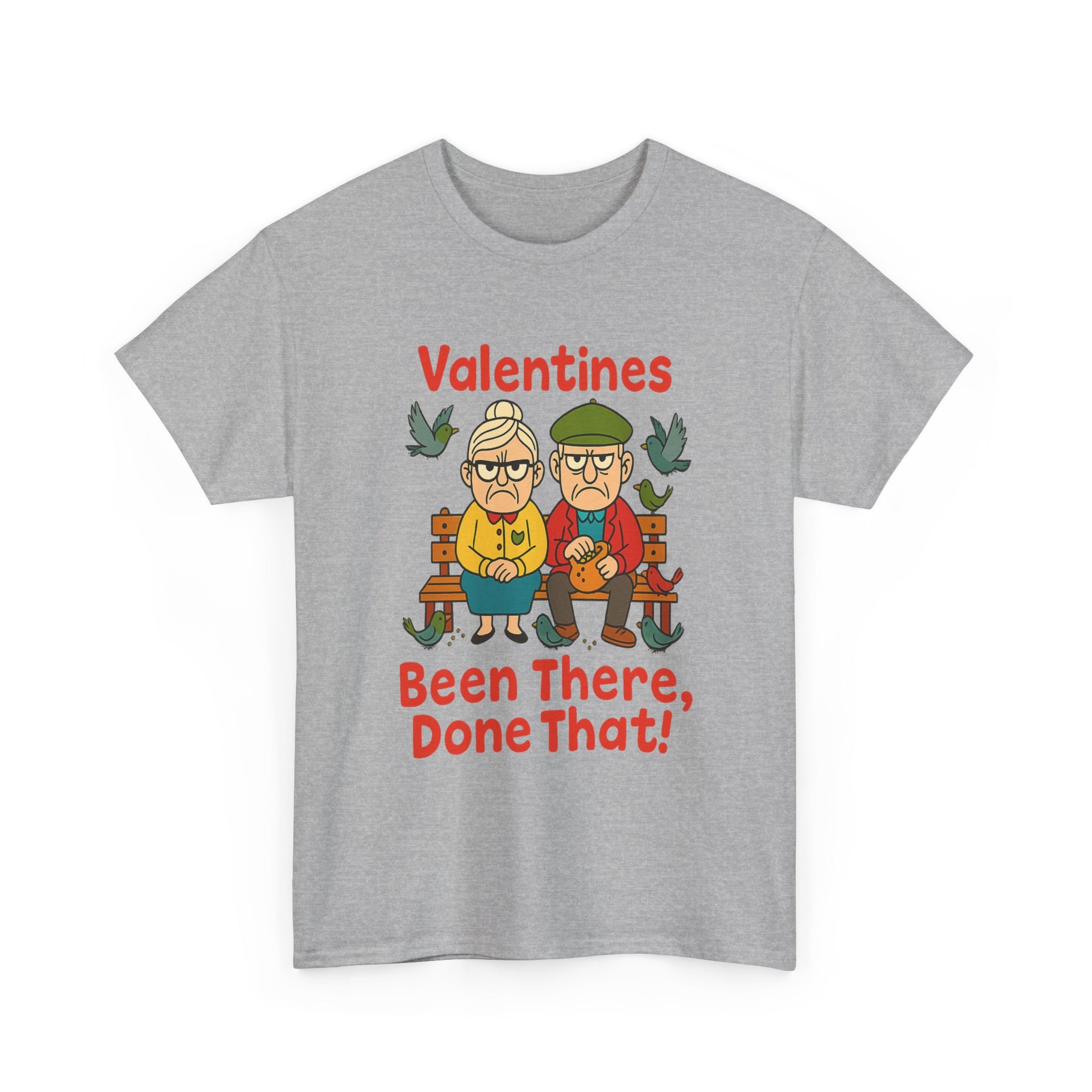 Funny Valentines Couple Unisex Heavy Cotton Tee