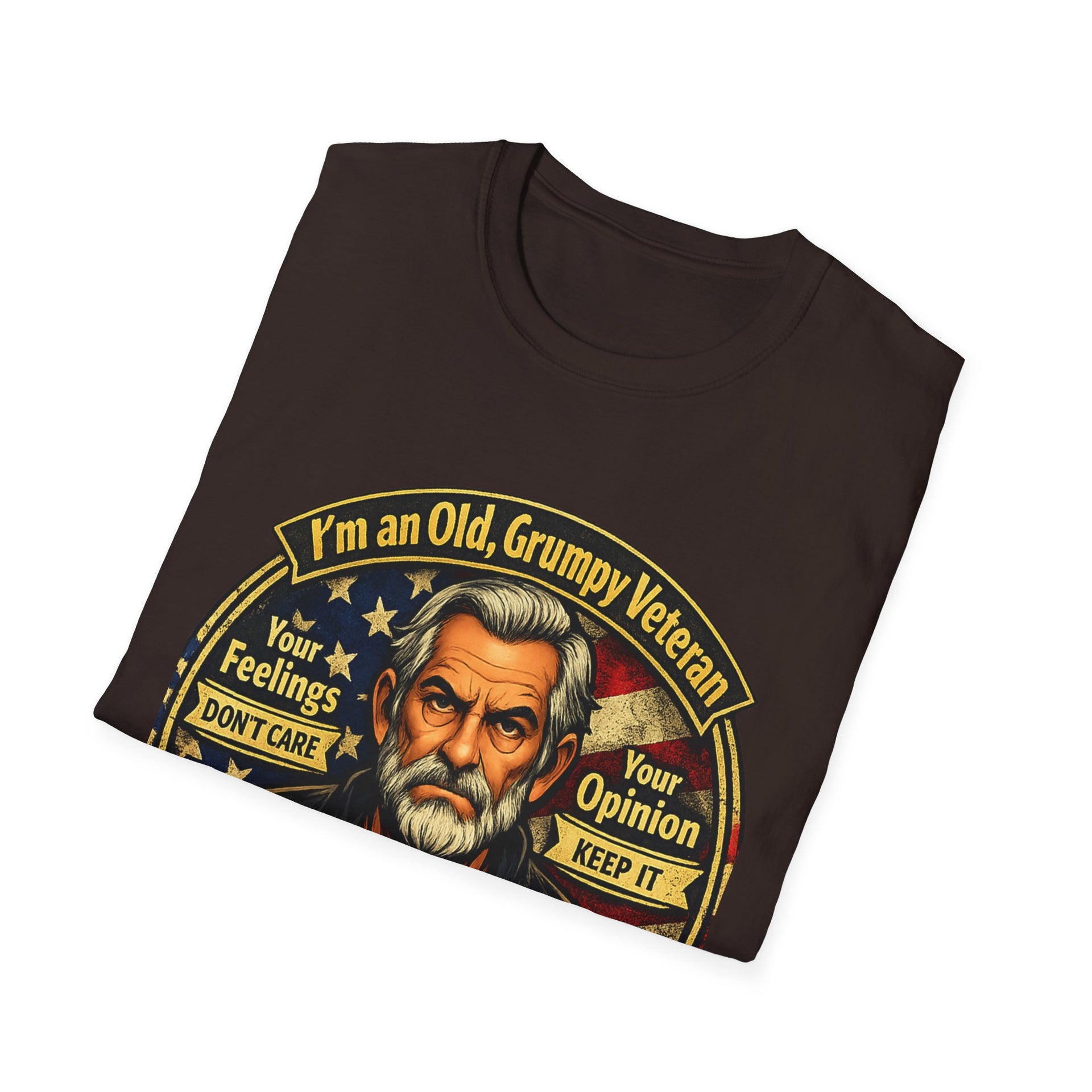 Veteran 'Leave Me Alone' T-Shirt — Old Grumpy Veteran Graphic Tee