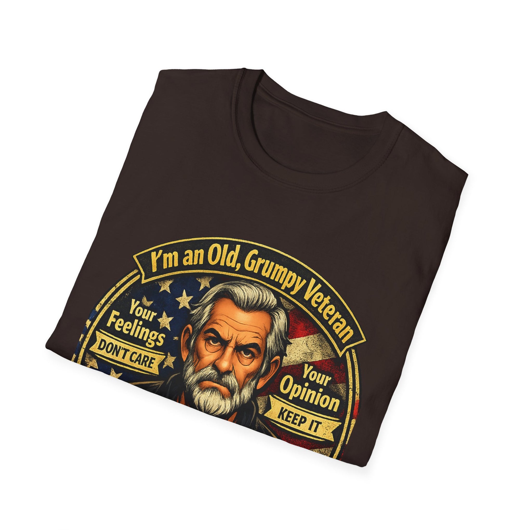 Veteran 'Leave Me Alone' T-Shirt — Old Grumpy Veteran Graphic Tee