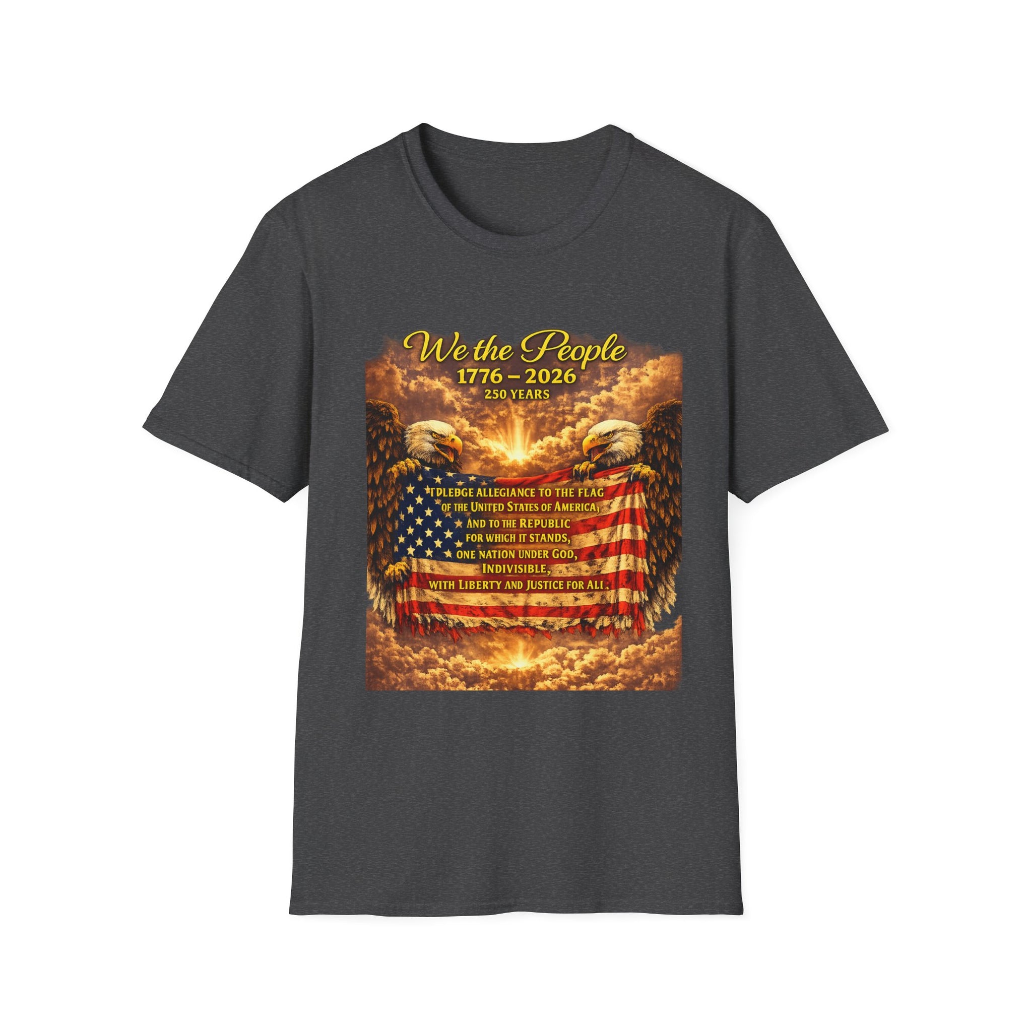 Patriotic 'We the People 1776–2026' American Flag T-Shirt