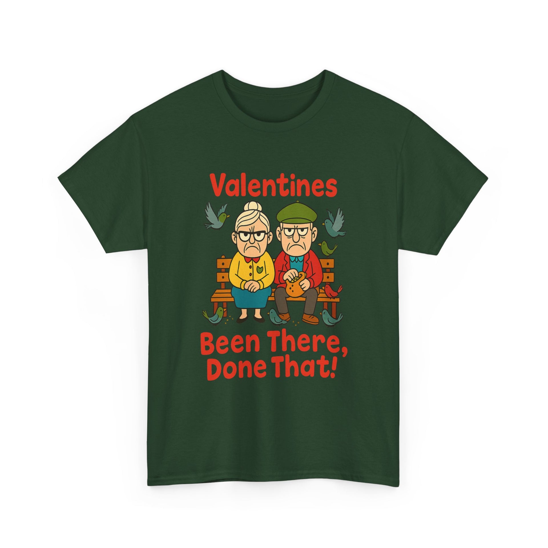 Funny Valentines Couple Unisex Heavy Cotton Tee