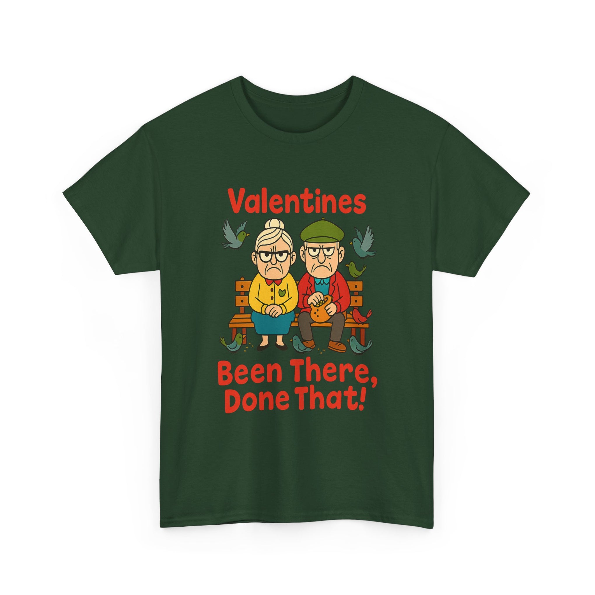 Funny Valentines Couple Unisex Heavy Cotton Tee