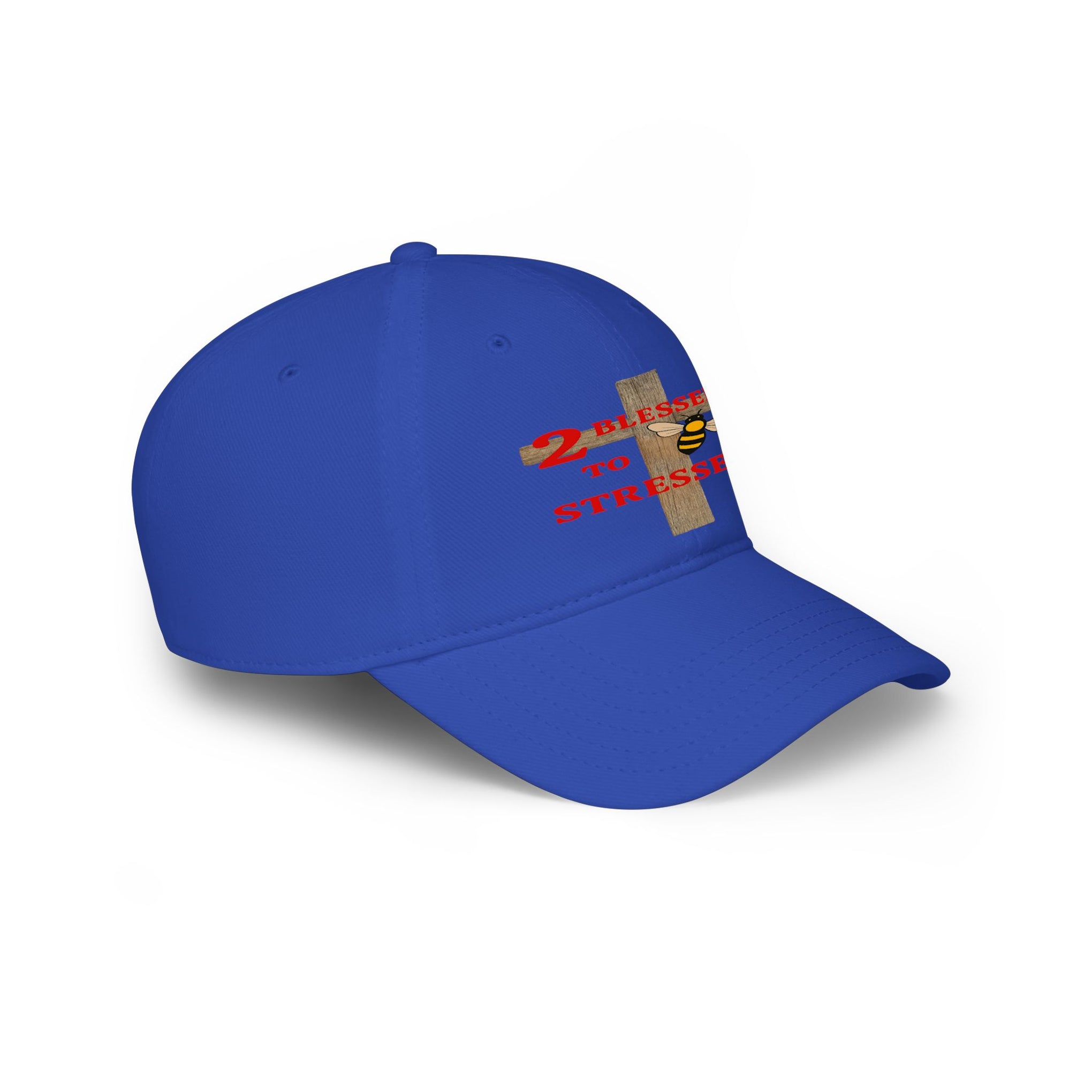 Baseball Cap – "Blessed 2o Stressed" Cross Christian Hat