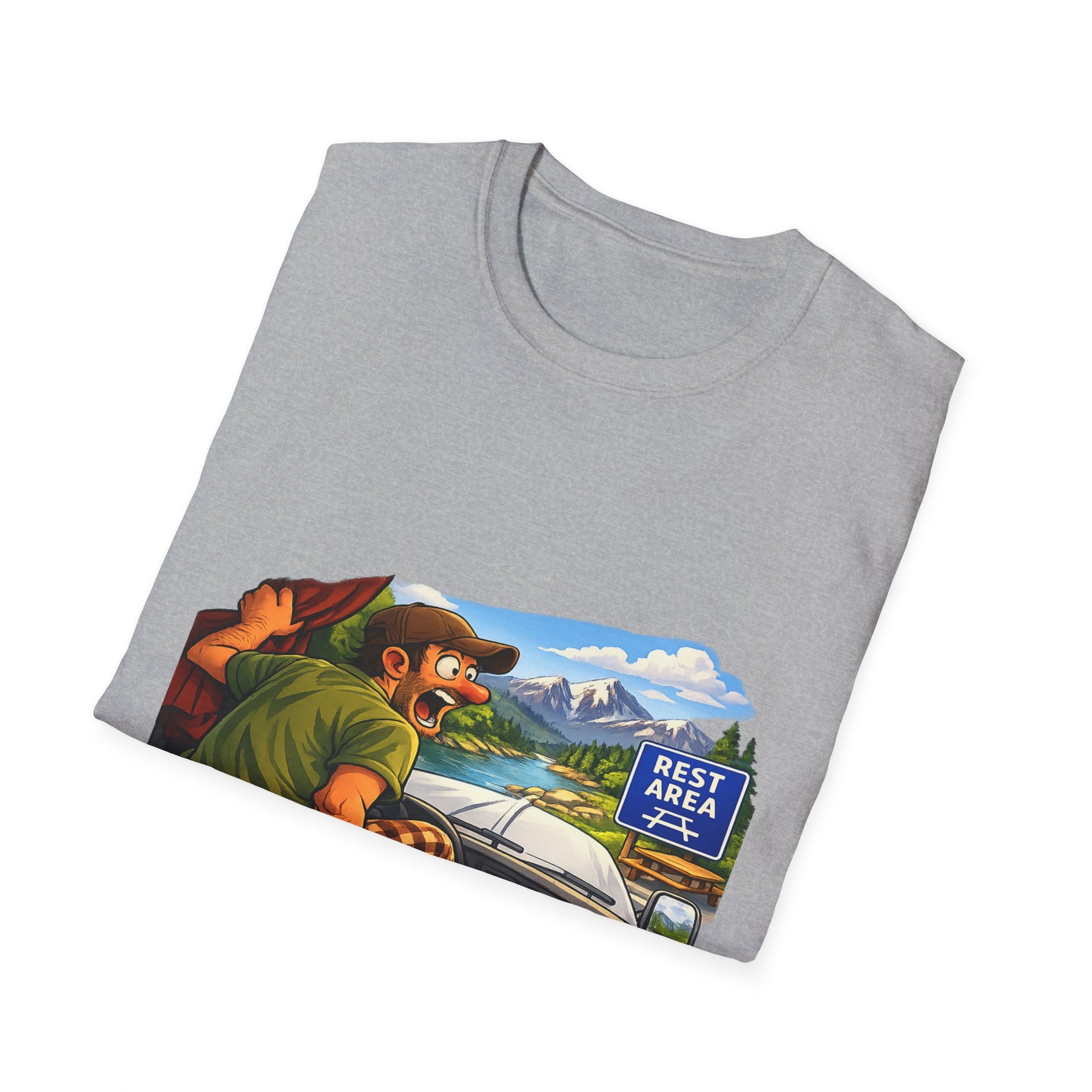 T-Shirt — "Where the Hell Am I?" Road Trip Scenic Graphic Tee