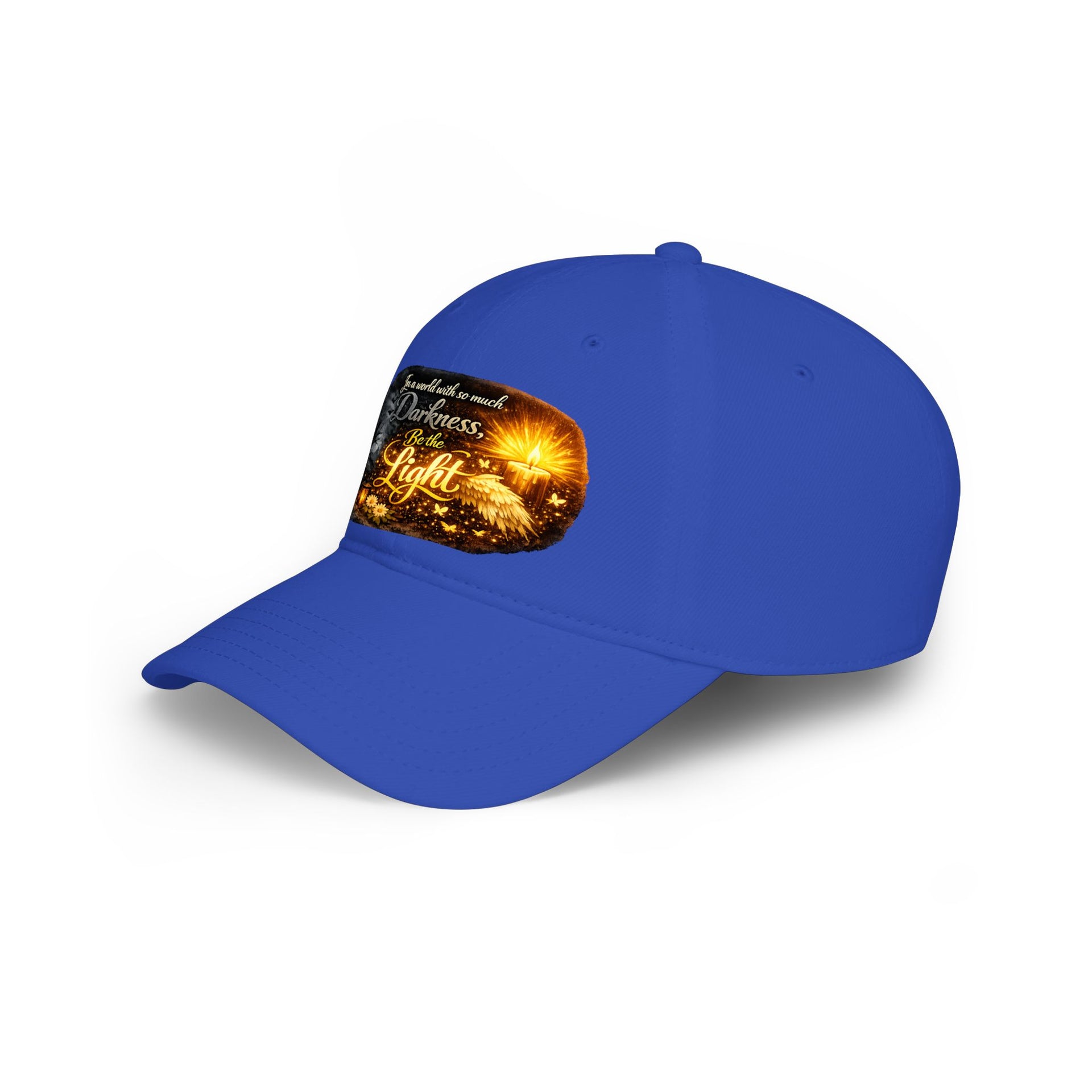 Low Profile Baseball Cap – "Be the Light" Inspirational Firefly Design