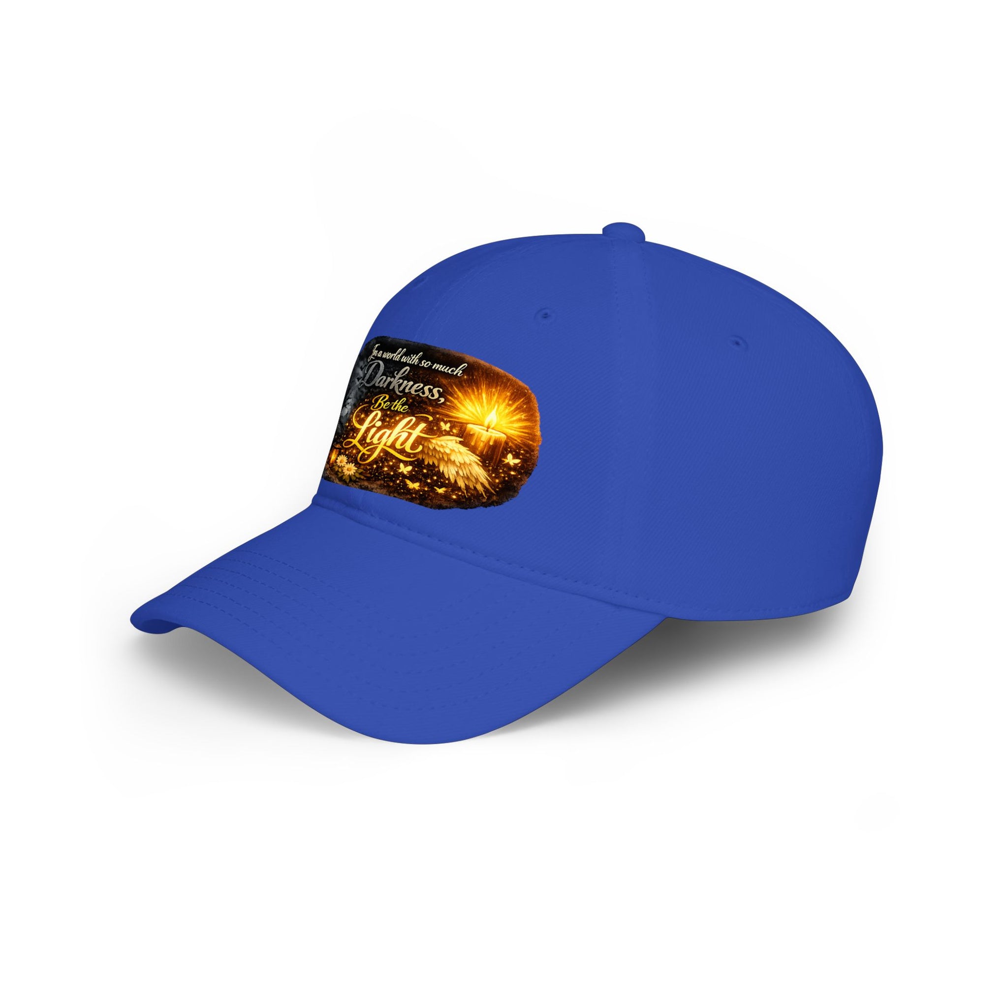 Low Profile Baseball Cap – "Be the Light" Inspirational Firefly Design