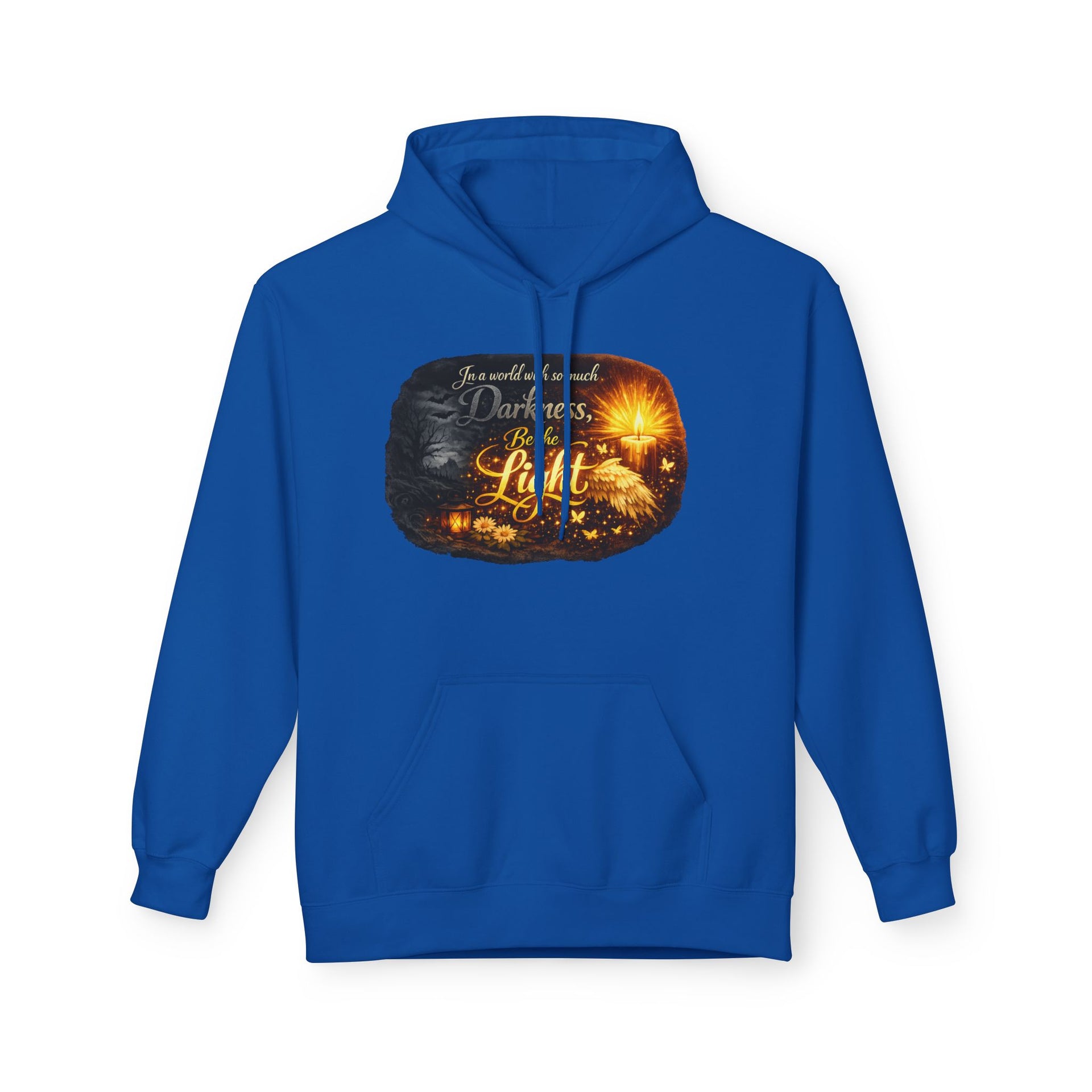 Inspirational Light Hoodie – "Darkness Can’t Overcome the Light" Spiritual Faith Sweatshirt