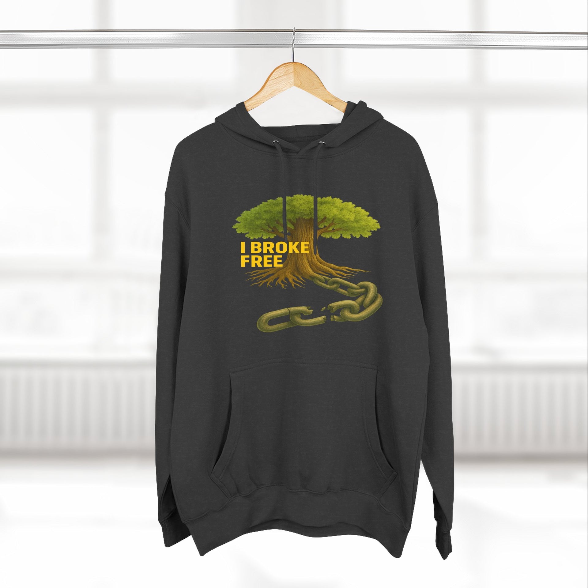 Freedom Breaker Hoodie — "I Broke Free" Mental Health Recovery Hoodie