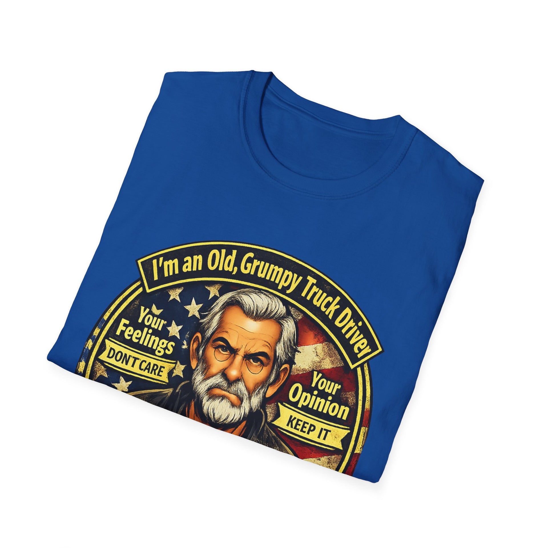 Truck Driver T-Shirt — “I’m an Old, Grumpy Truck Driver — Leave Me Alone!” Graphic Tee