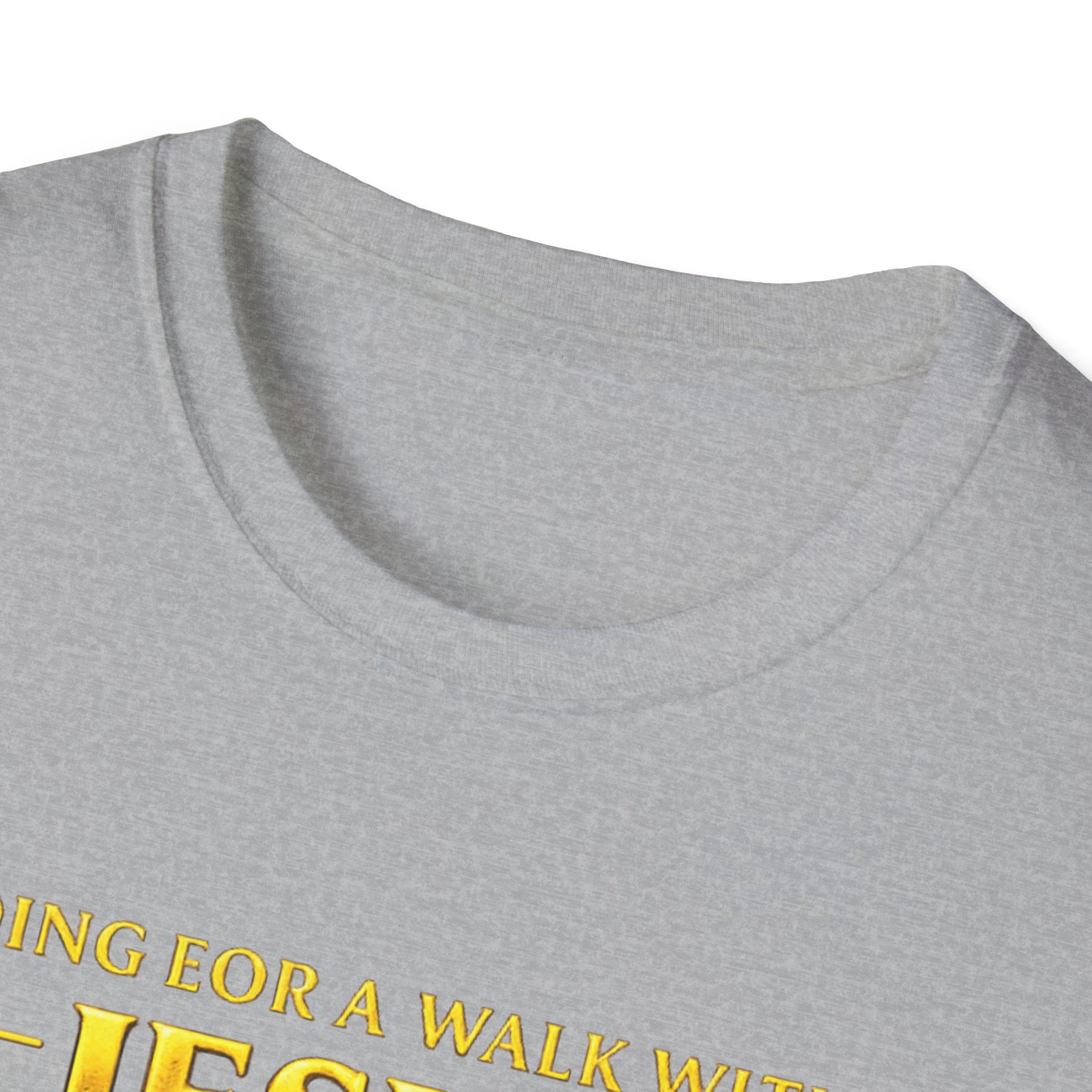 Going for a walk with Jesus T-Shirt – "Wanna Come?" Christian Faith Graphic Tee