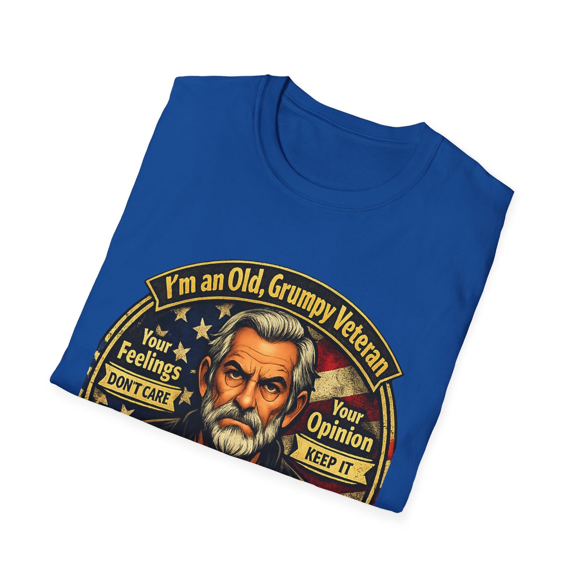 Veteran 'Leave Me Alone' T-Shirt — Old Grumpy Veteran Graphic Tee