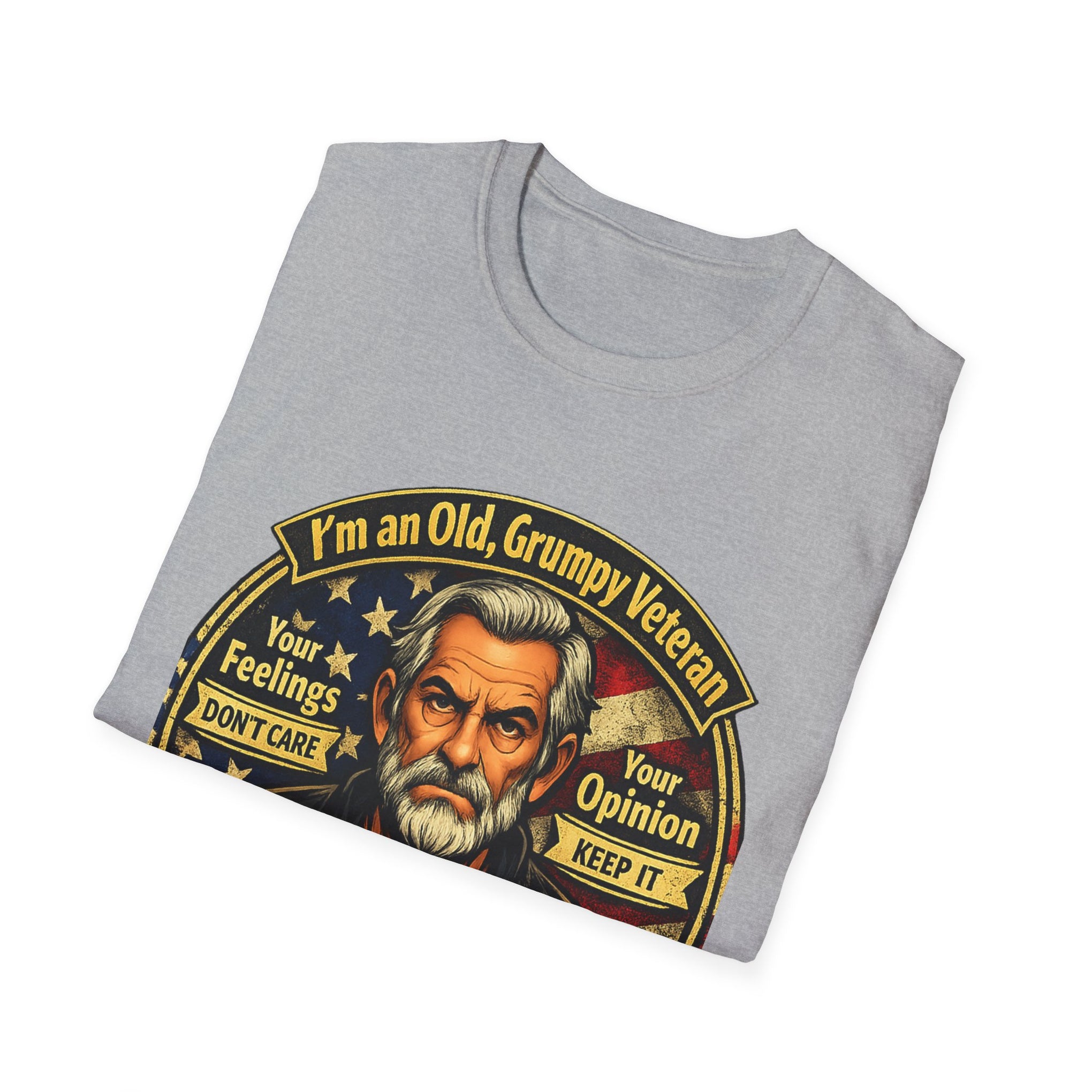 Veteran 'Leave Me Alone' T-Shirt — Old Grumpy Veteran Graphic Tee