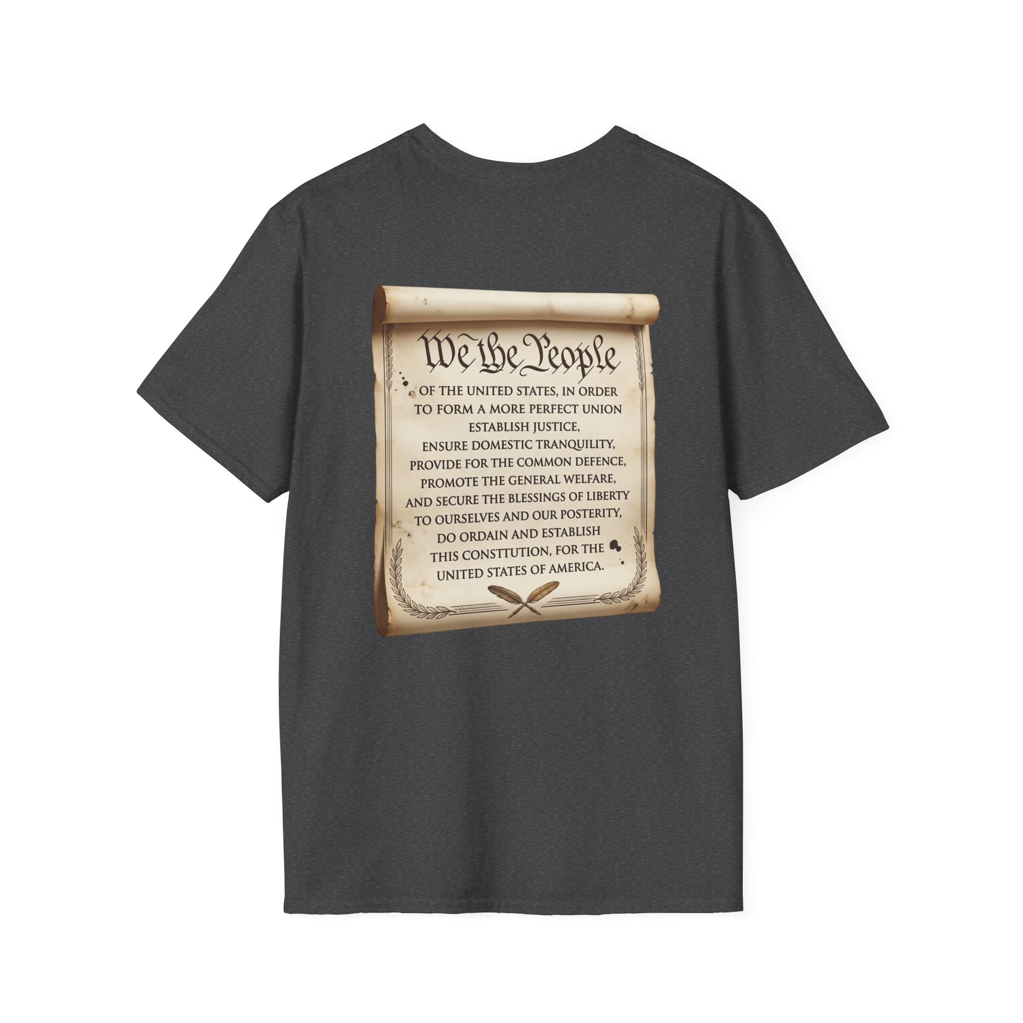 Patriotic "We the People 1776-2026" T-Shirt — American Flag & Constitution Tee for Independence Day