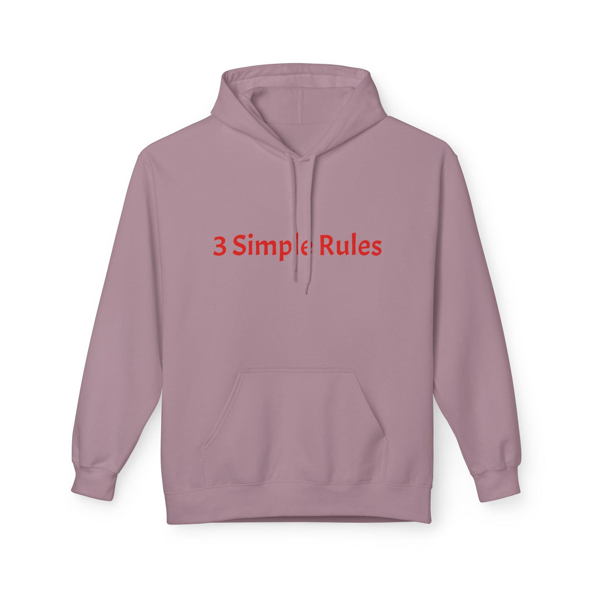 Hoodie — '3 Simple Rules' Trucker Safety Graphic Hoodie (Enjoy the Ride — Get Home Safe)