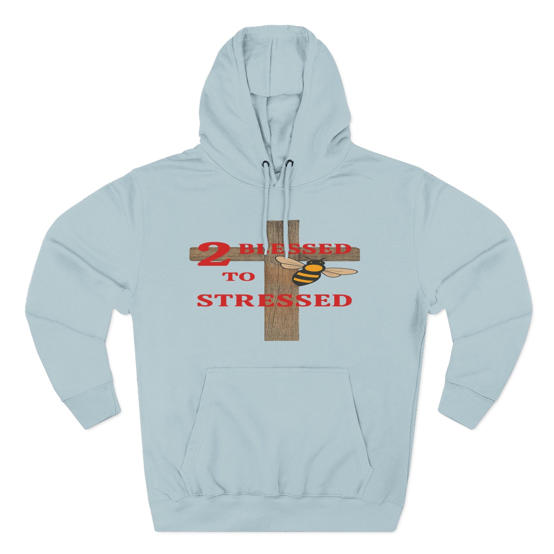 Three-Panel Fleece Hoodie