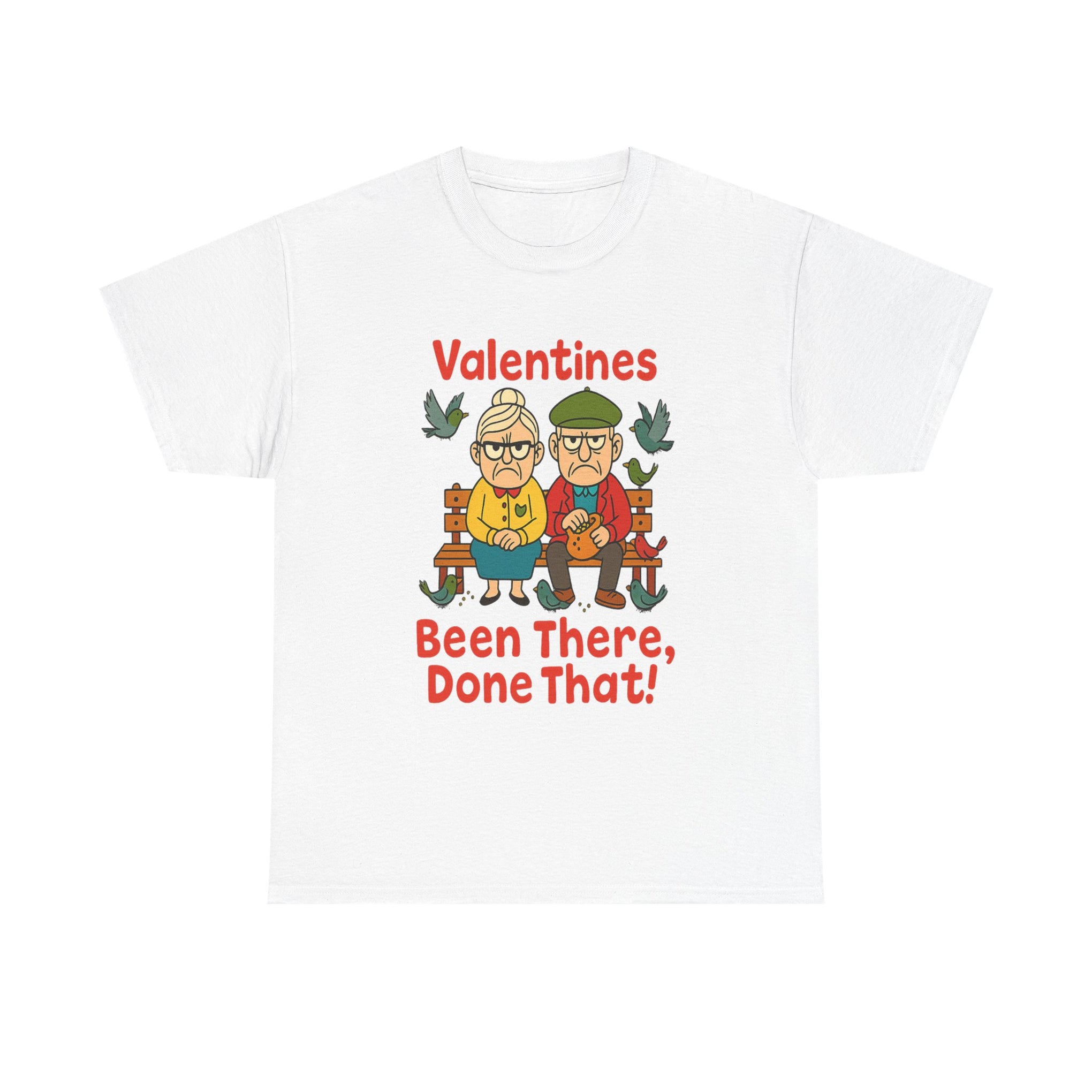 Funny Valentines Couple Unisex Heavy Cotton Tee