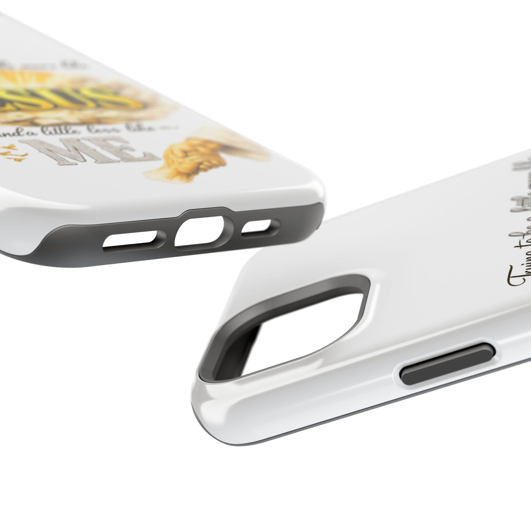 Christian Quote Magnetic Phone Case — "Trying to be a Little More Jesus and a Little Less Like Me"