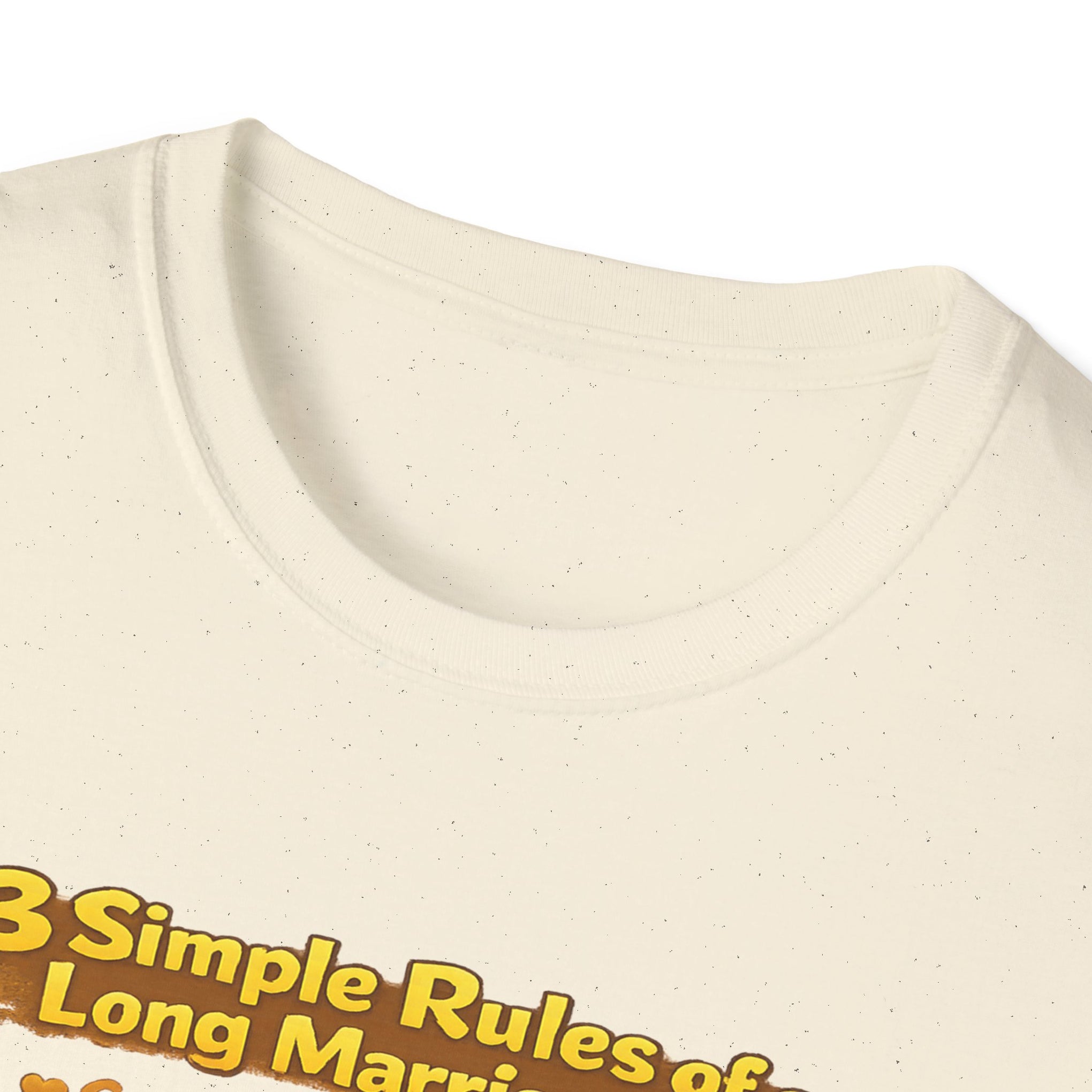 Marriage Rules T-Shirt – “3 Simple Rules of a Long Marriage: Communication, Trust, Separate Blankets!”