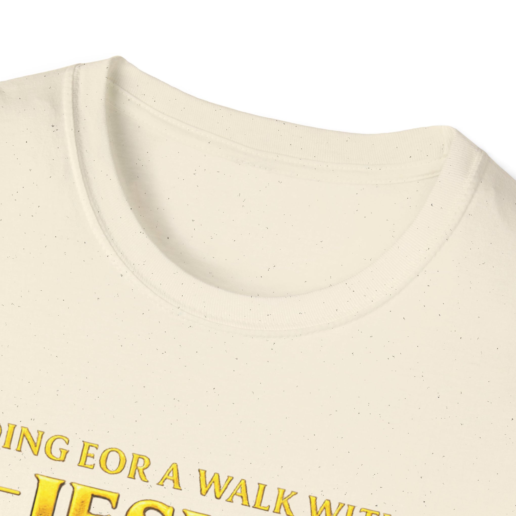 Going for a walk with Jesus T-Shirt – "Wanna Come?" Christian Faith Graphic Tee