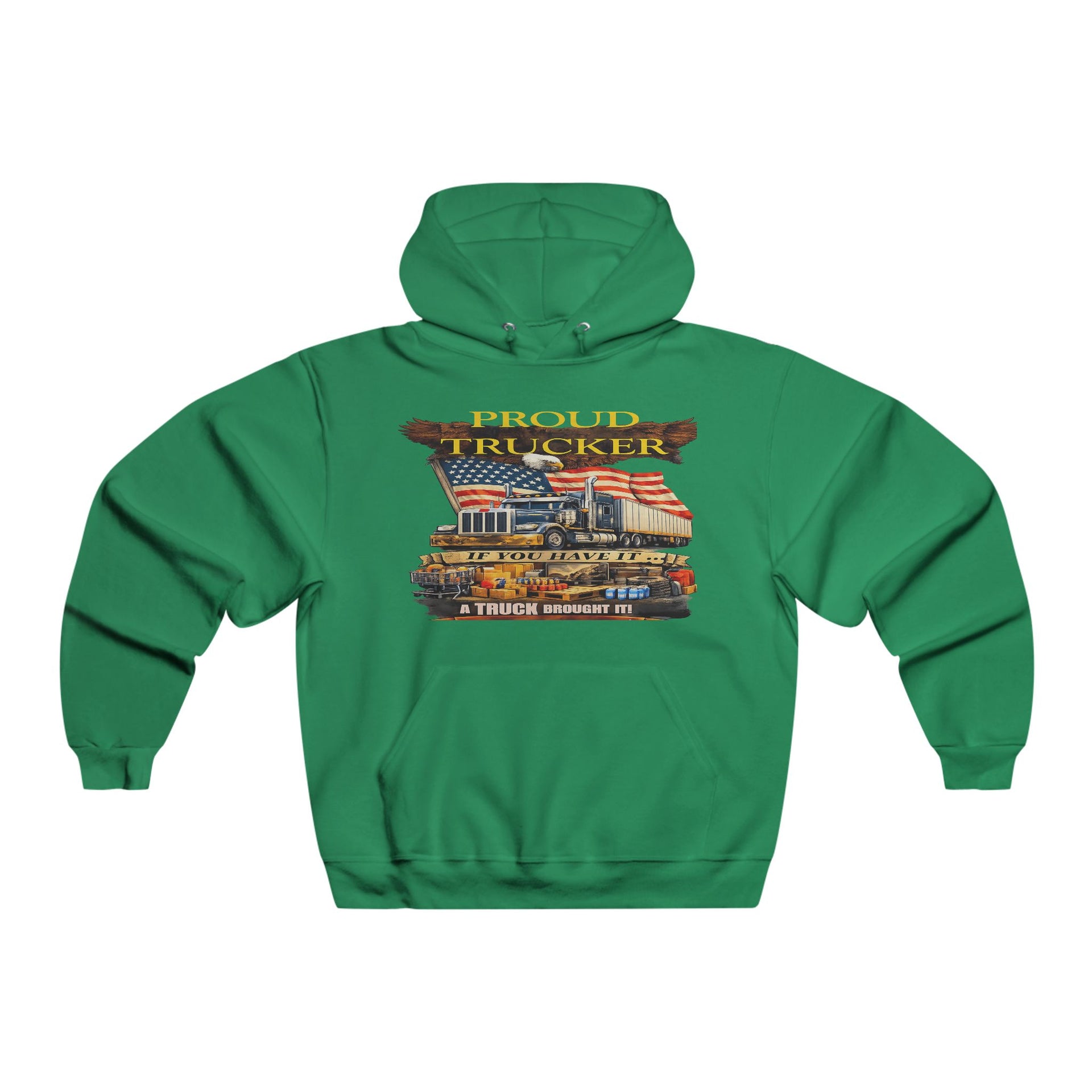 Proud Trucker - Proud Truck Driver Graphic Hoodie