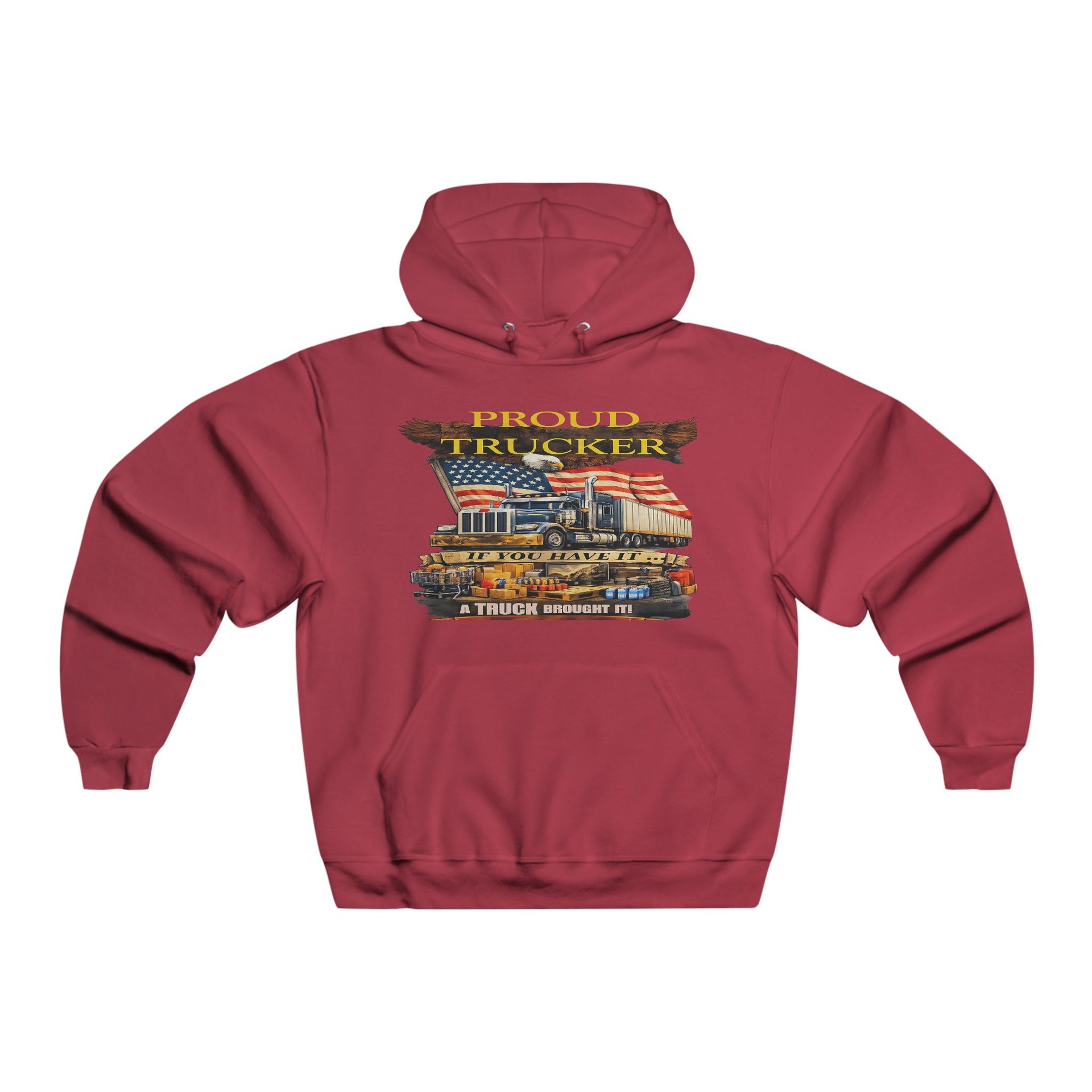 Proud Trucker - Proud Truck Driver Graphic Hoodie
