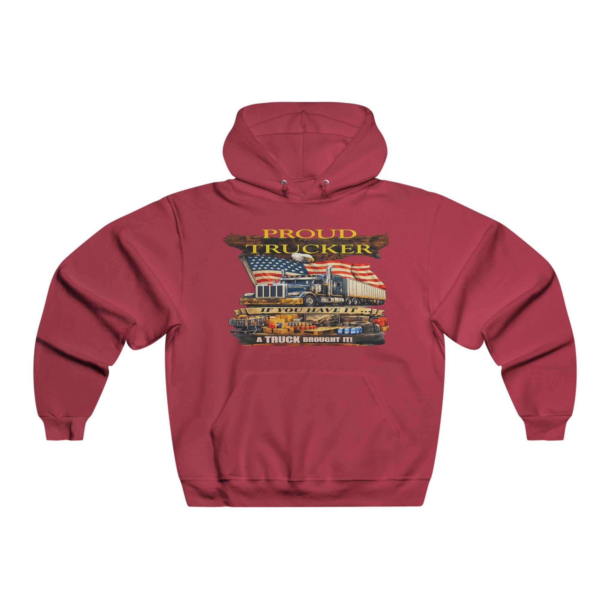 Proud Trucker - Proud Truck Driver Graphic Hoodie