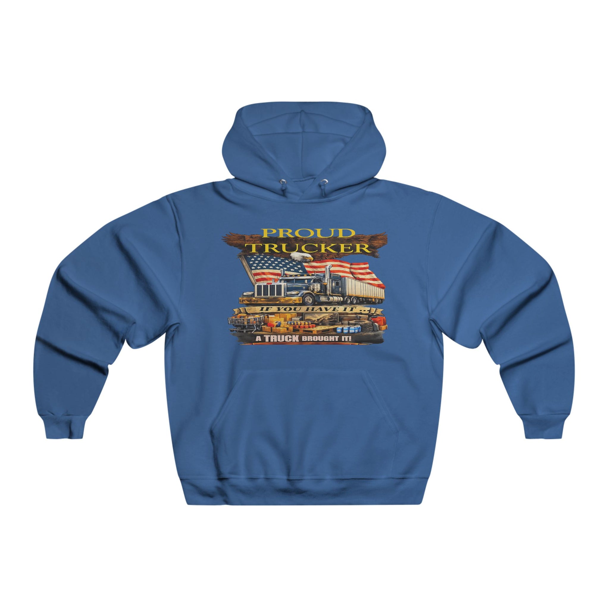Proud Trucker - Proud Truck Driver Graphic Hoodie
