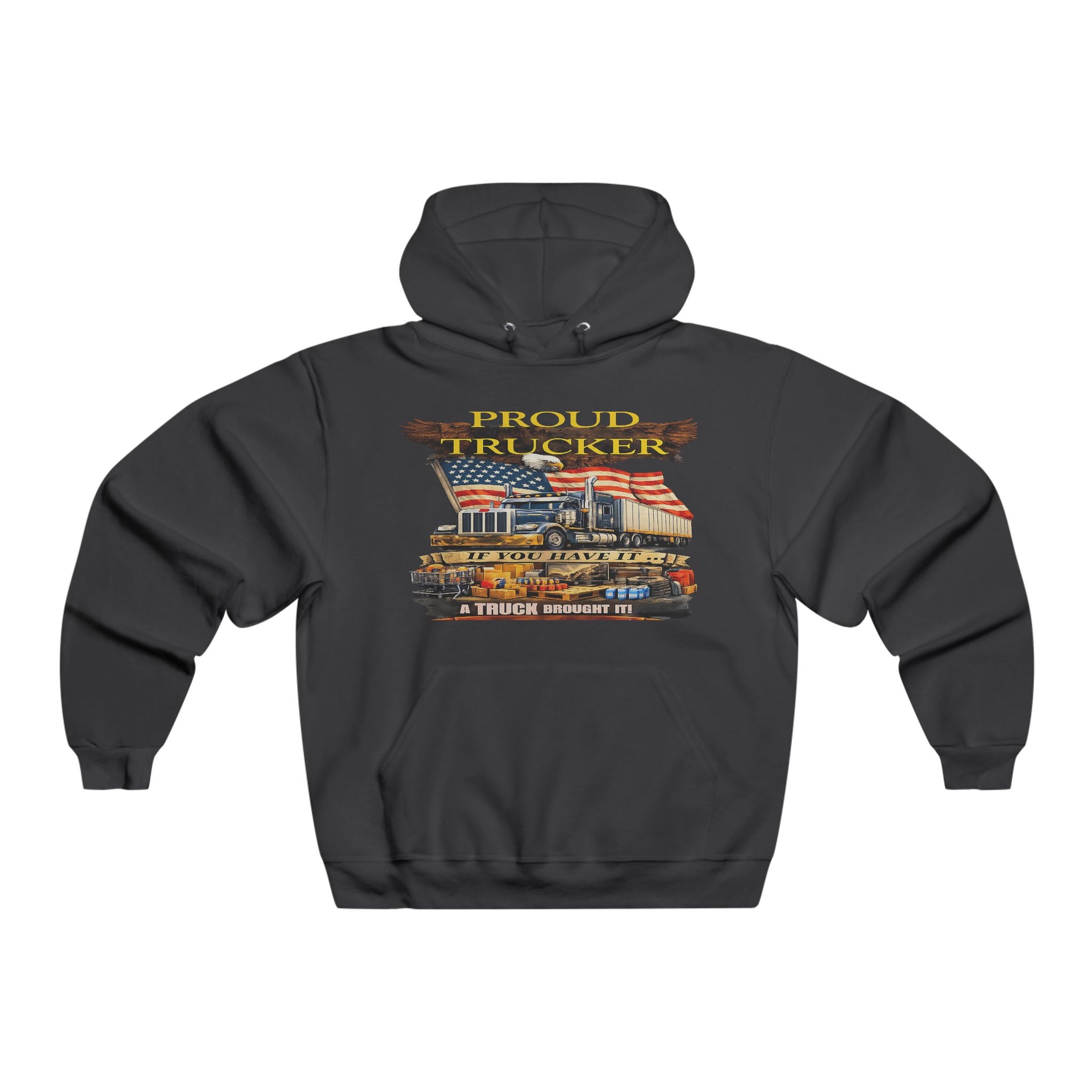 Proud Trucker - Proud Truck Driver Graphic Hoodie