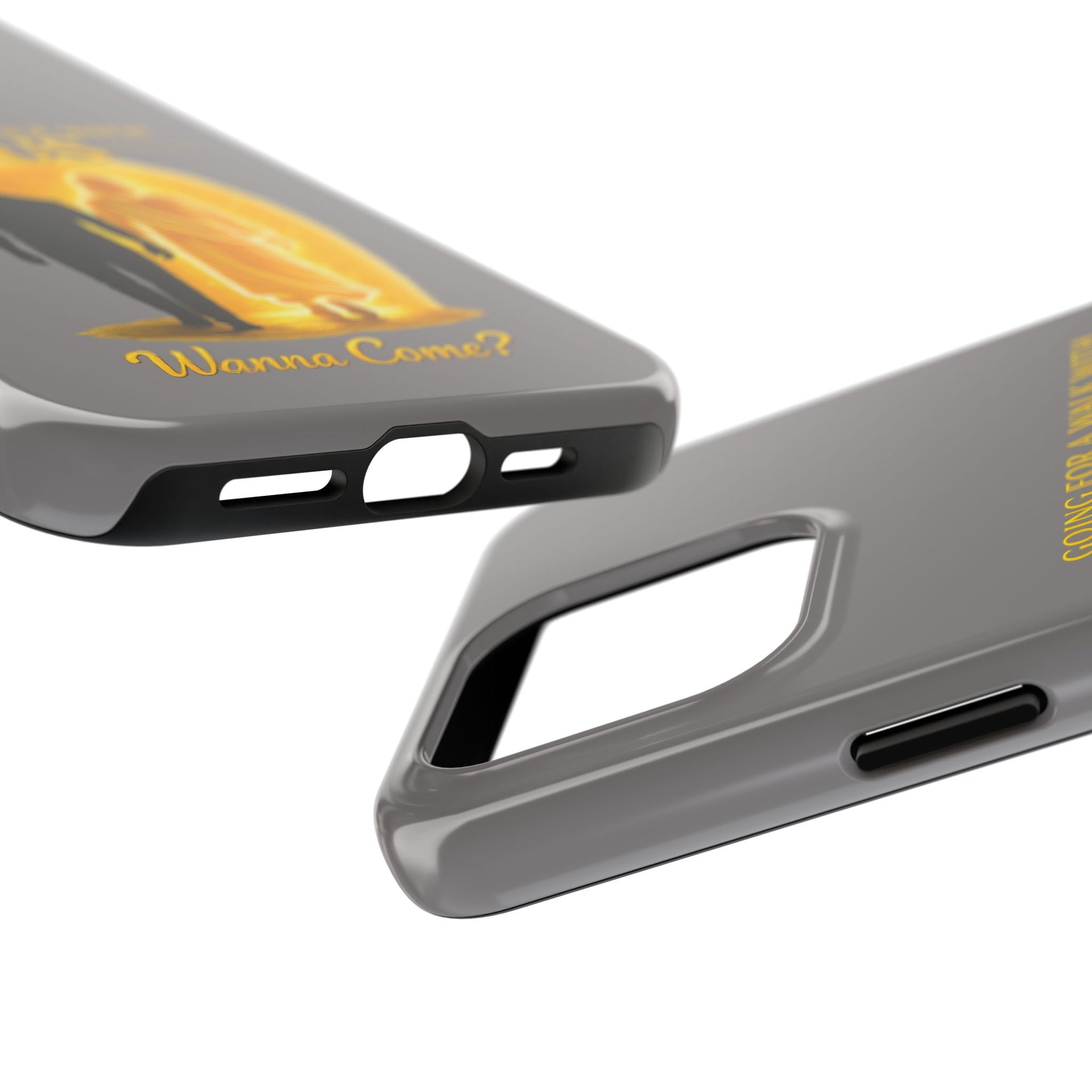 Tough Phone Case — "Going for a Walk with Jesus, Wanna Come?" Christian iPhone Case