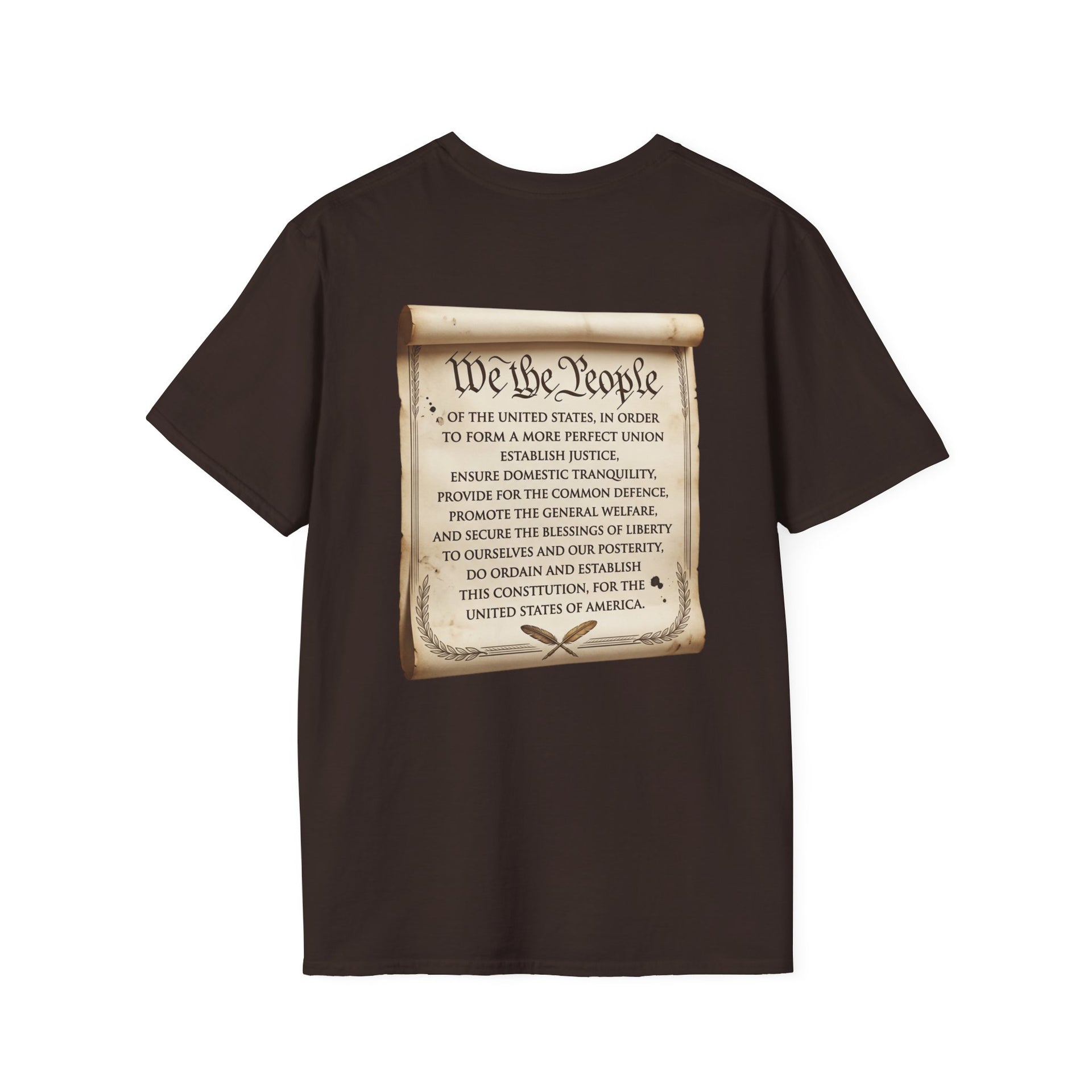 Patriotic "We the People 1776-2026" T-Shirt — American Flag & Constitution Tee for Independence Day