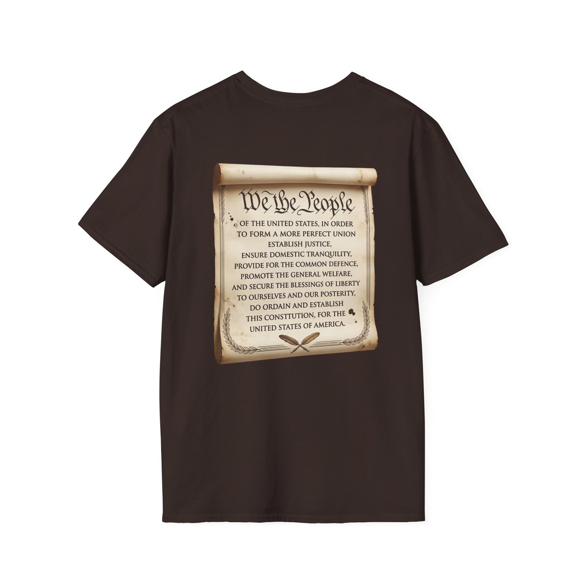 Patriotic "We the People 1776-2026" T-Shirt — American Flag & Constitution Tee for Independence Day