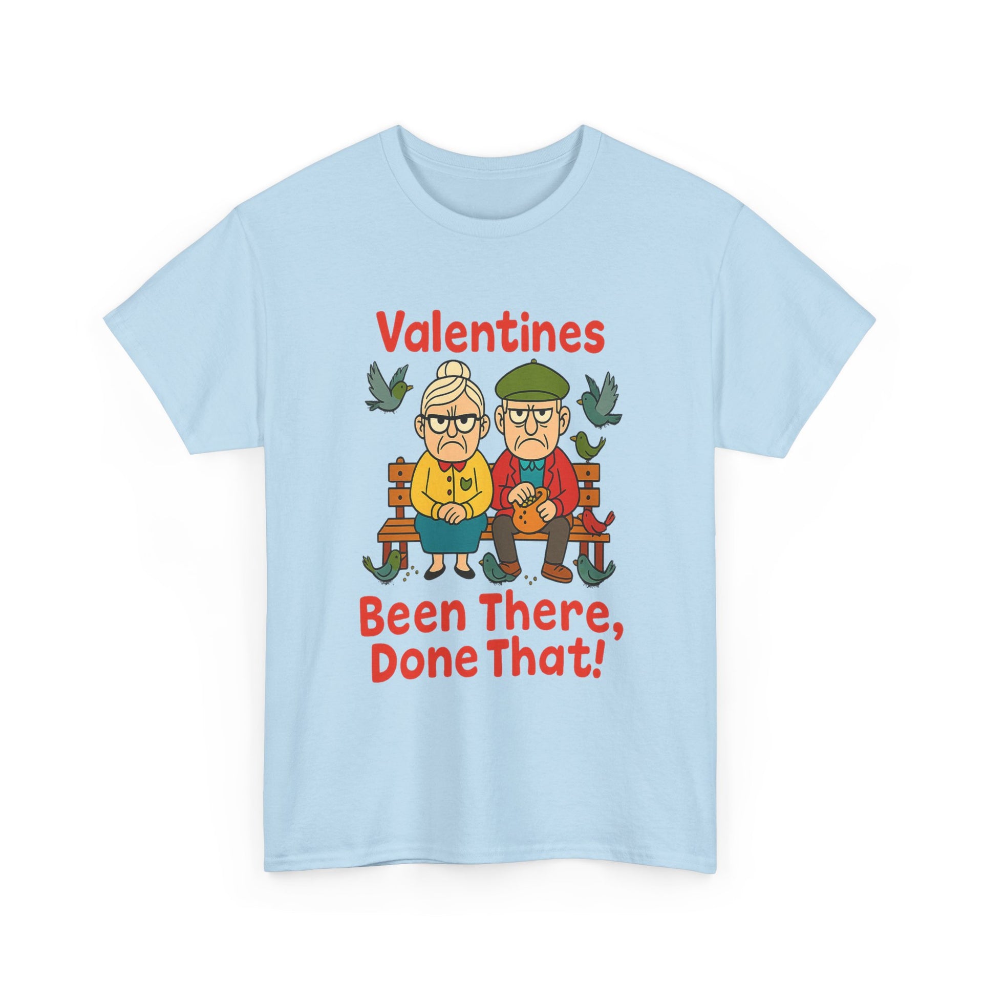 Funny Valentines Couple Unisex Heavy Cotton Tee
