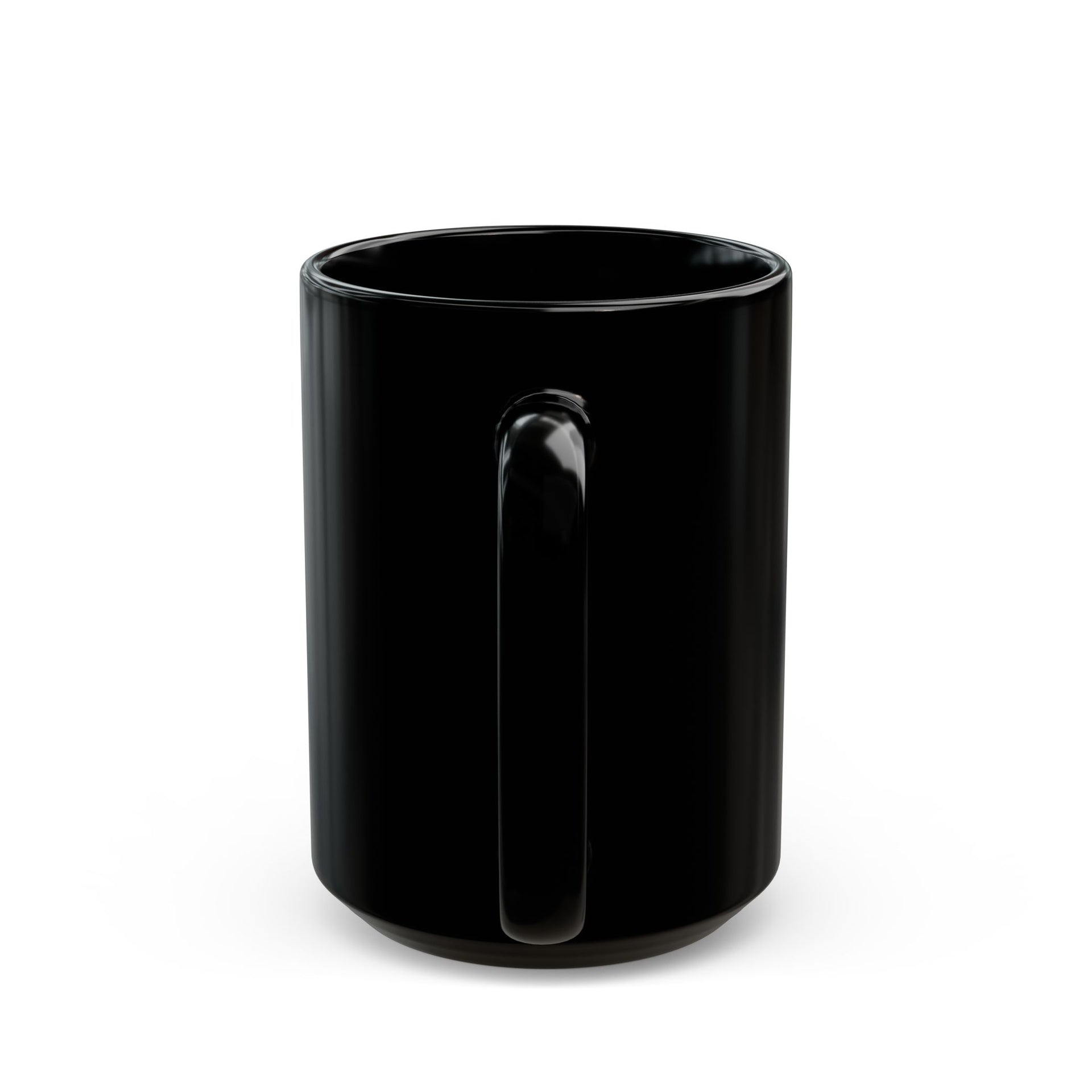 Blessed Bee Black Coffee Mug – Rustic Cross Design (11oz & 15oz)