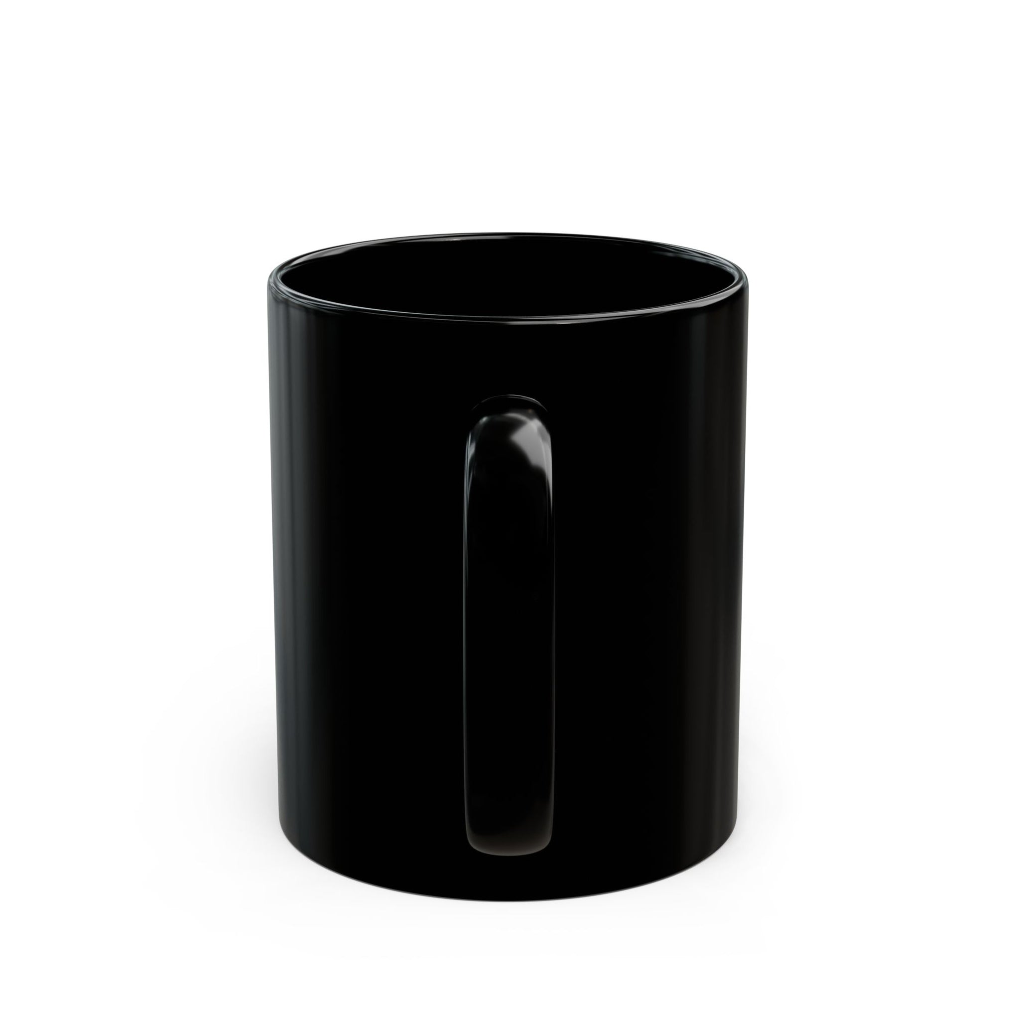 Blessed Bee Black Coffee Mug – Rustic Cross Design (11oz & 15oz)