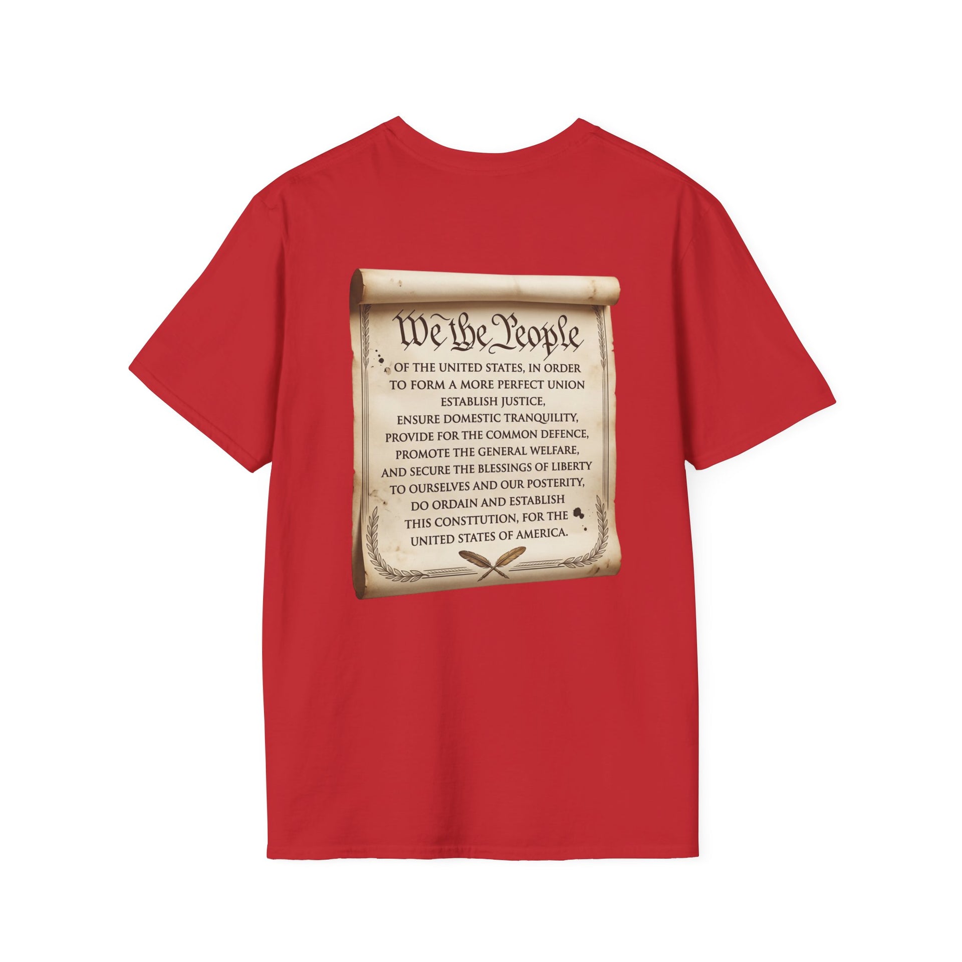 Patriotic "We the People 1776-2026" T-Shirt — American Flag & Constitution Tee for Independence Day
