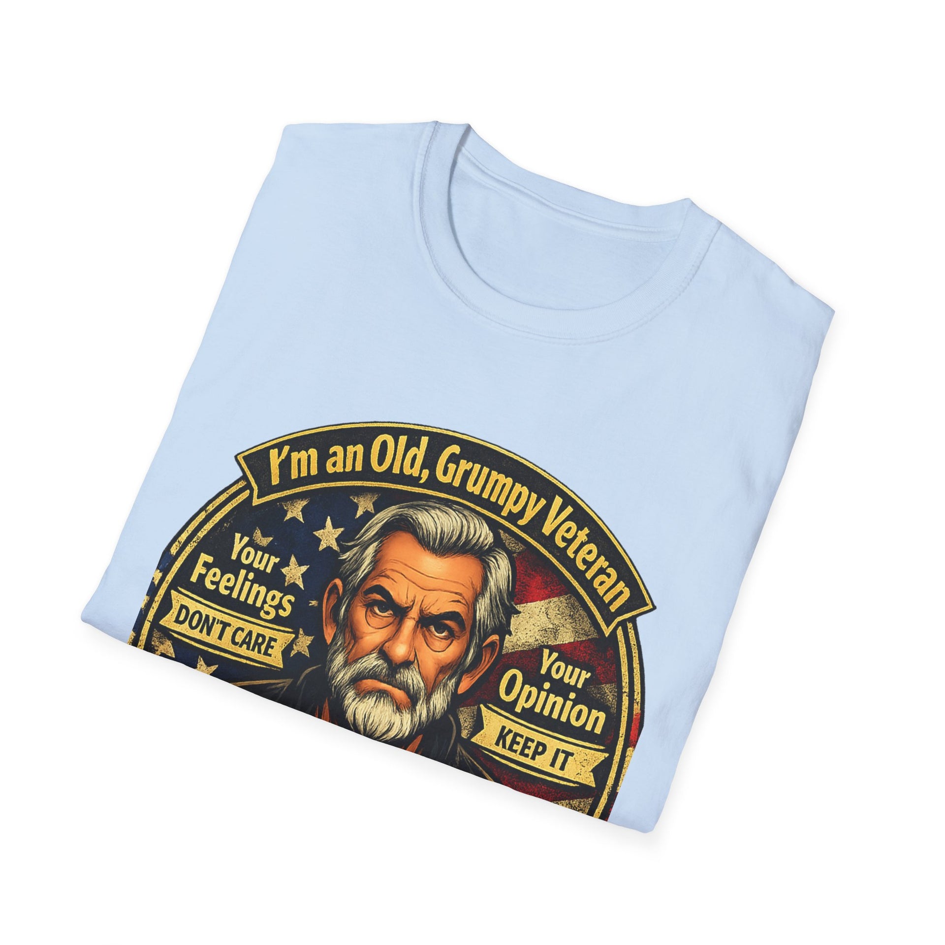 Veteran 'Leave Me Alone' T-Shirt — Old Grumpy Veteran Graphic Tee