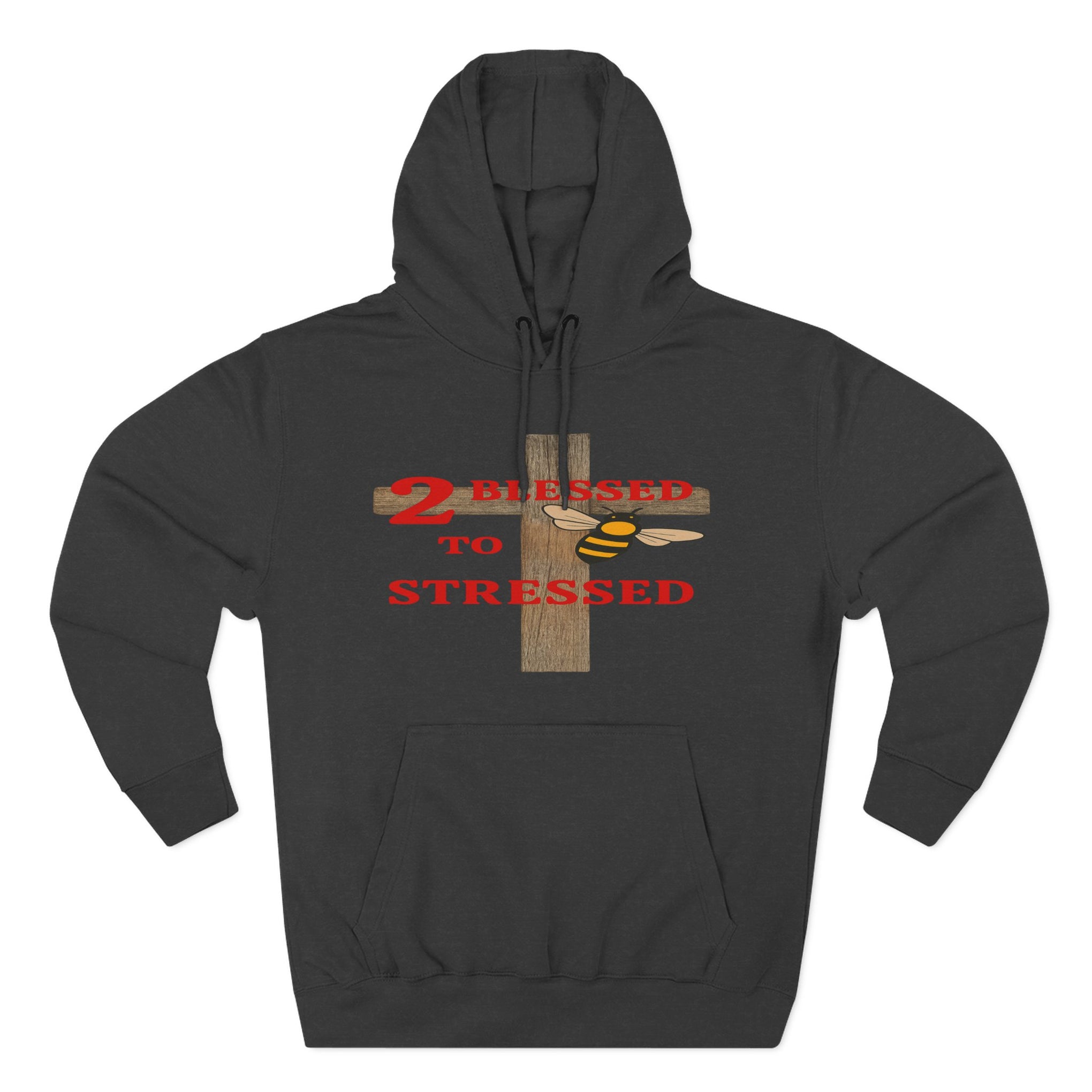 Three-Panel Fleece Hoodie